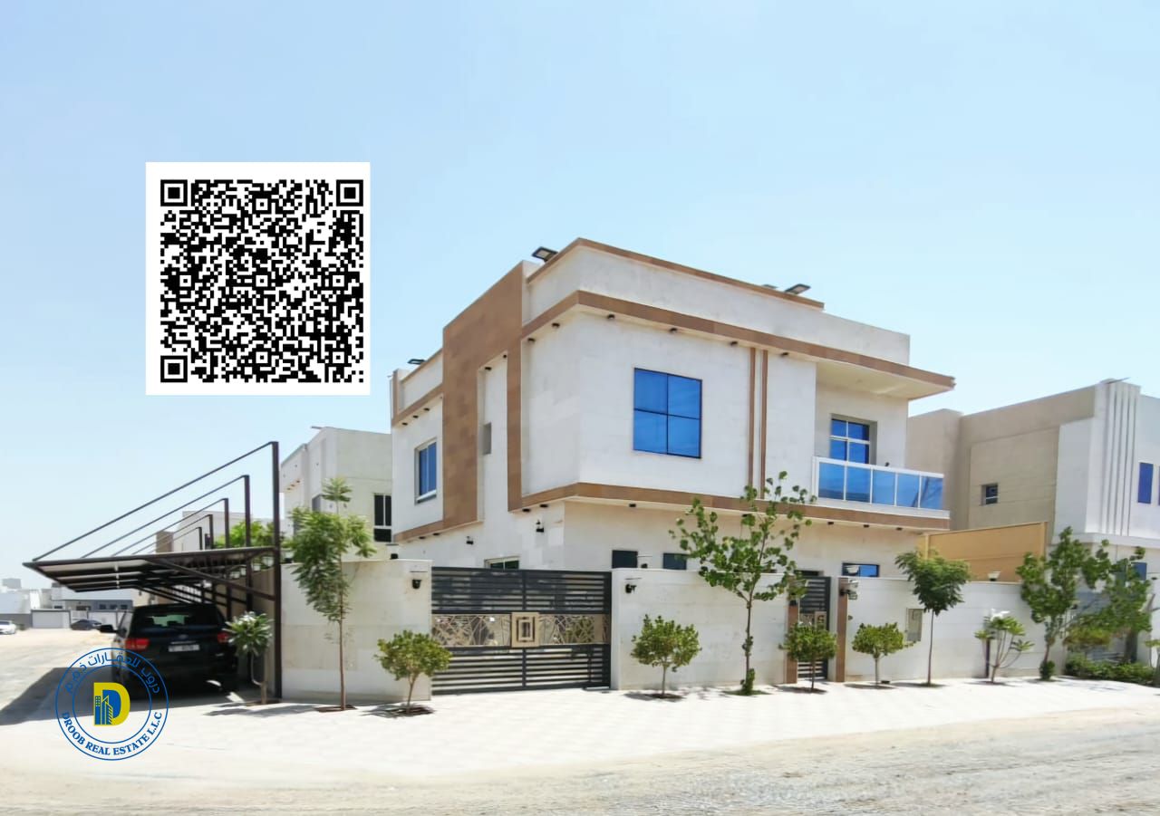 For sale in Al Helio 2, a corner villa with 5 rooms, land area 3,500 square feet. The price includes water, electricity, and air conditioning.