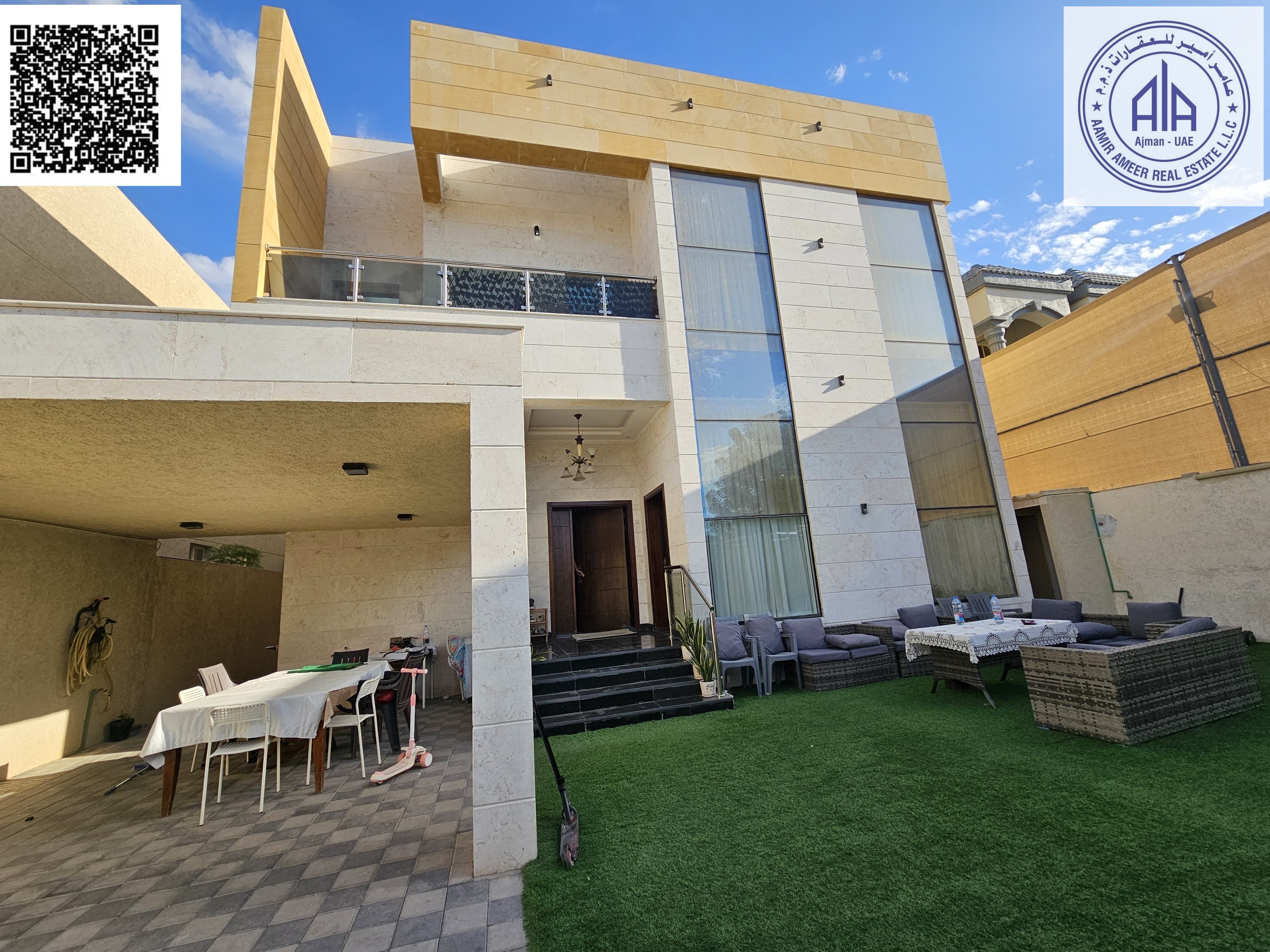 VILLA FOR RENT IN AJMAN AL MOWAIHAT 3 *