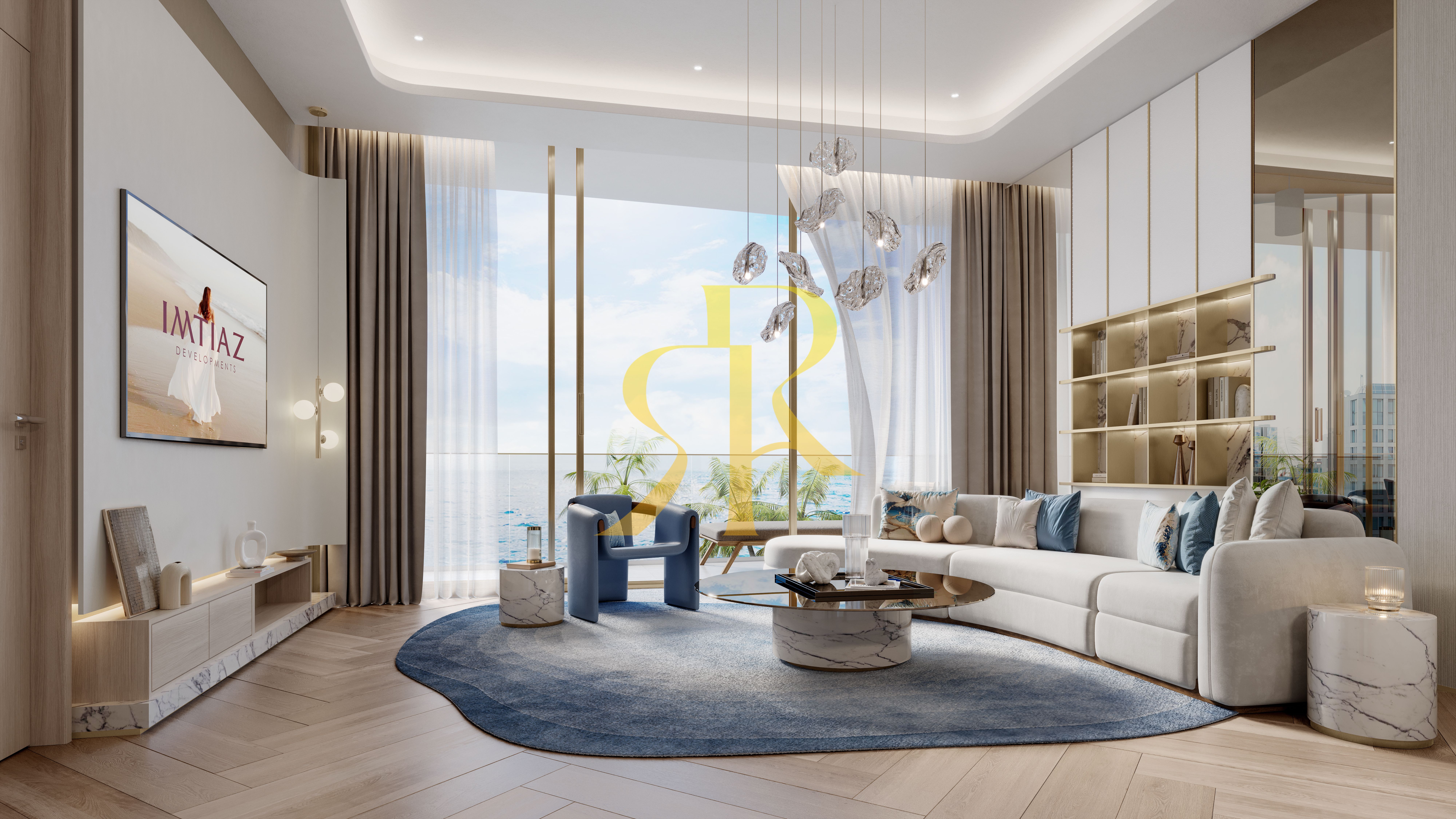 "Live the Investment Dream: 2BHK Unit with Panoramic Views at Beach Walk 4"