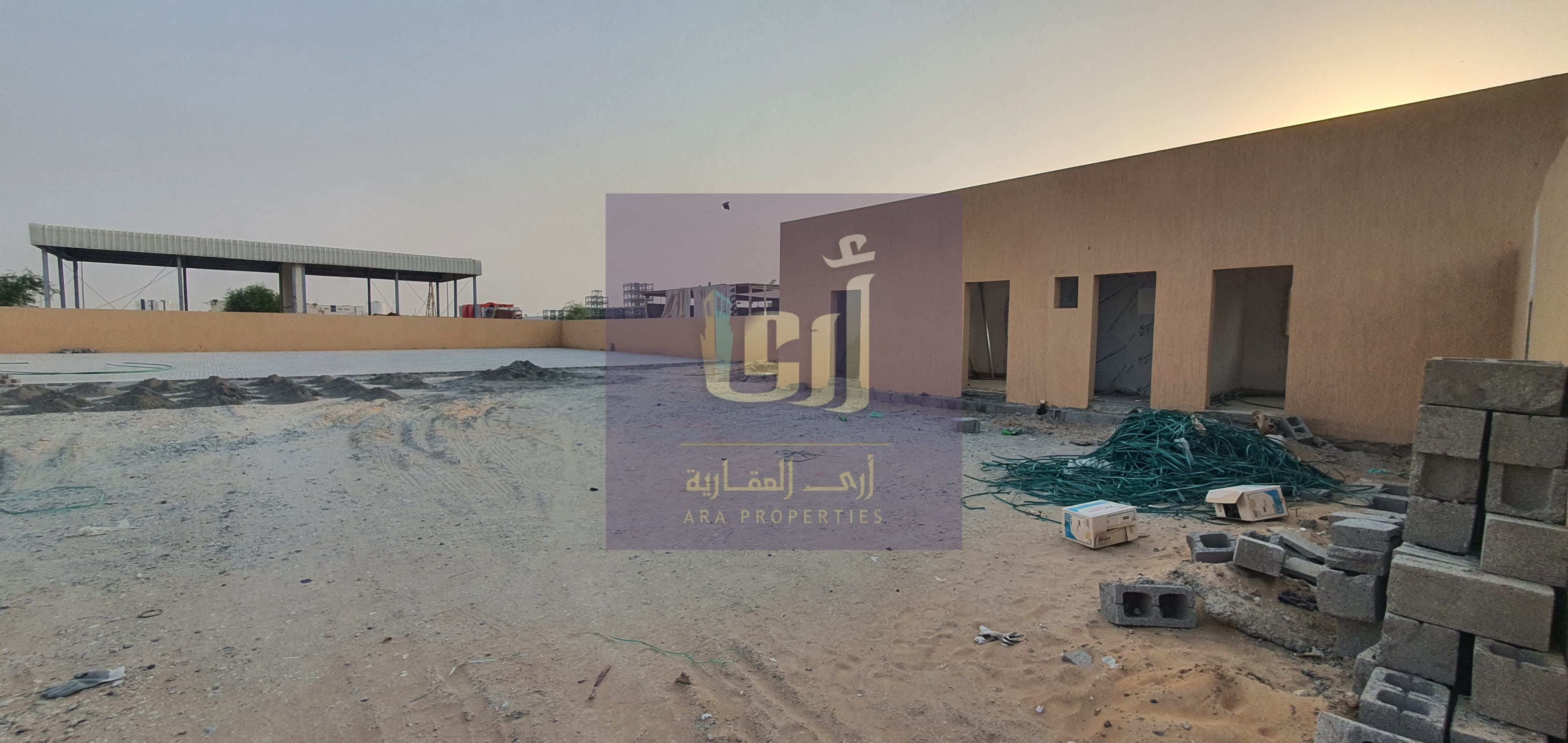 BIG OFFER INDUSTRIAL LAND FOR RENT IN AL SAJA INDUSTRIAL AREA 20 SQFT WITH ELECTRICITY AND WATER