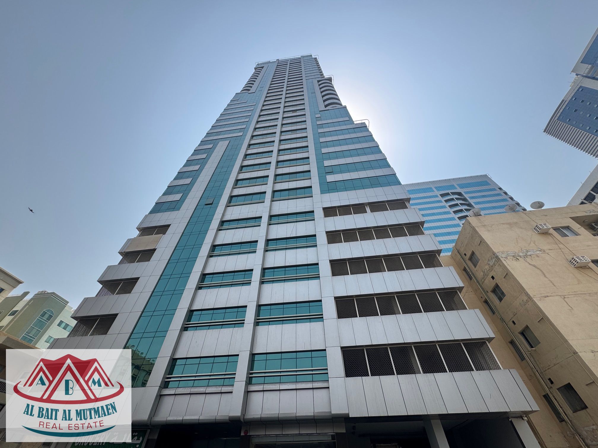 Two-bedroom master apartment with air conditioning and sea view in Al Majaz