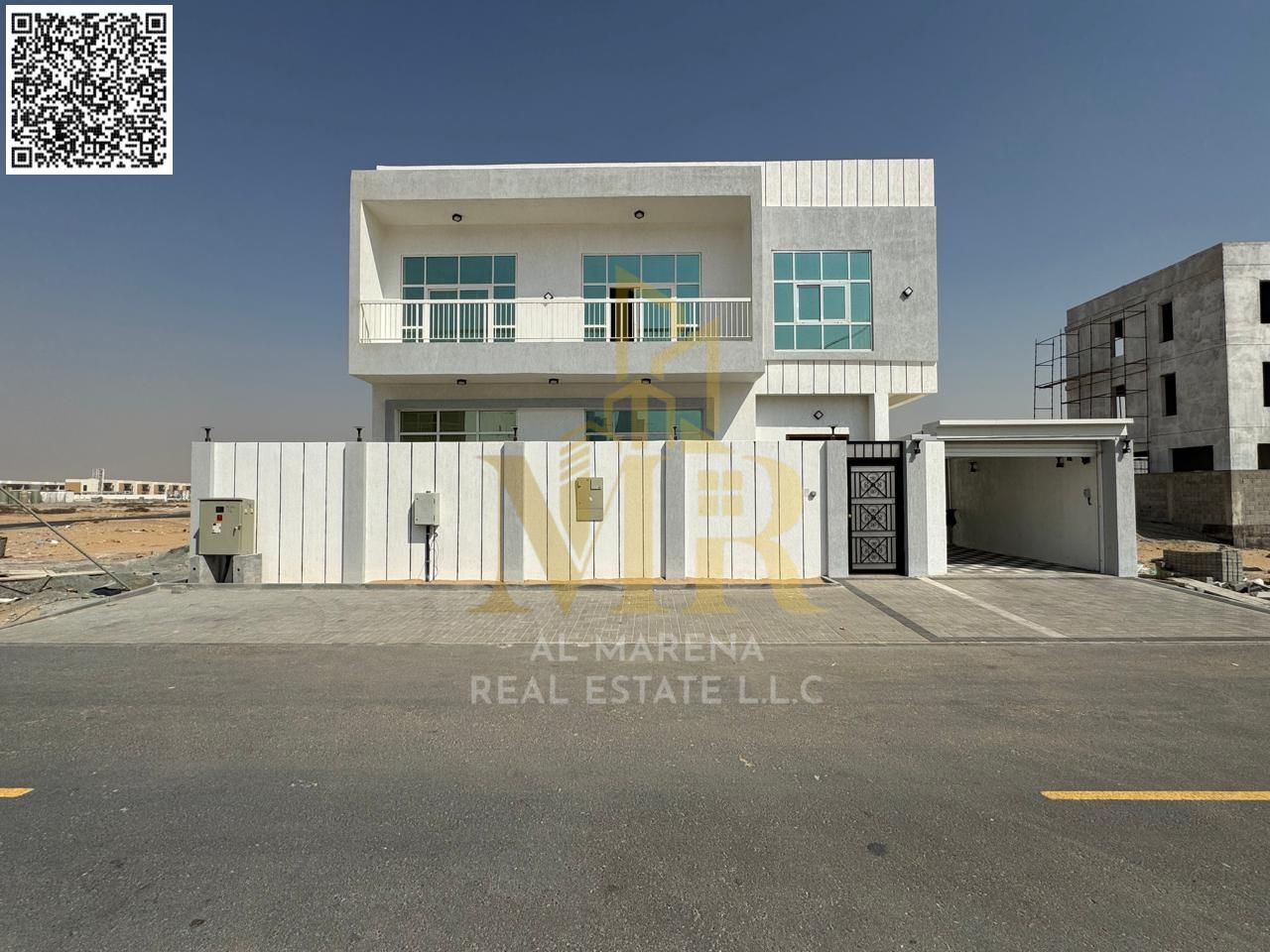 For Sale – Elegant Villa in Al Amrah – Ajman | 3,400 sq. ft Plot | Two Floors | 4 Master Bedrooms | Majlis | 2 Living Rooms with Wash Basins | Moder