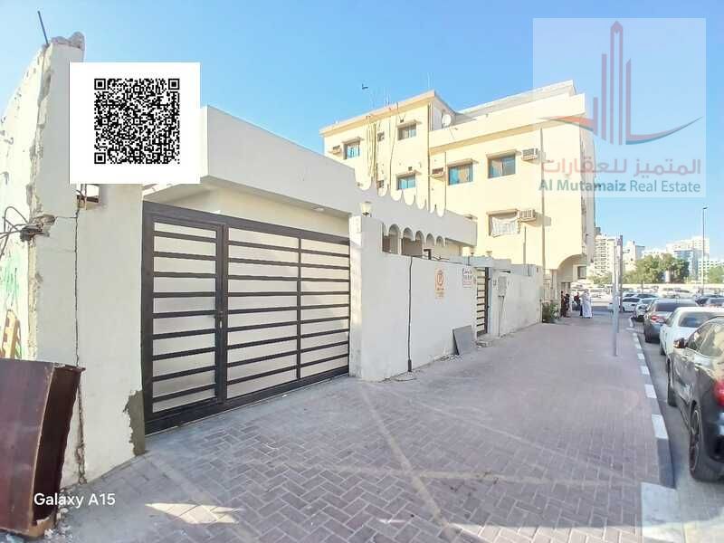 Residential villa for sale in Al Nuaimiya, Ajman, second plot from Kuwait Street - an opportunity for living or real estate investment