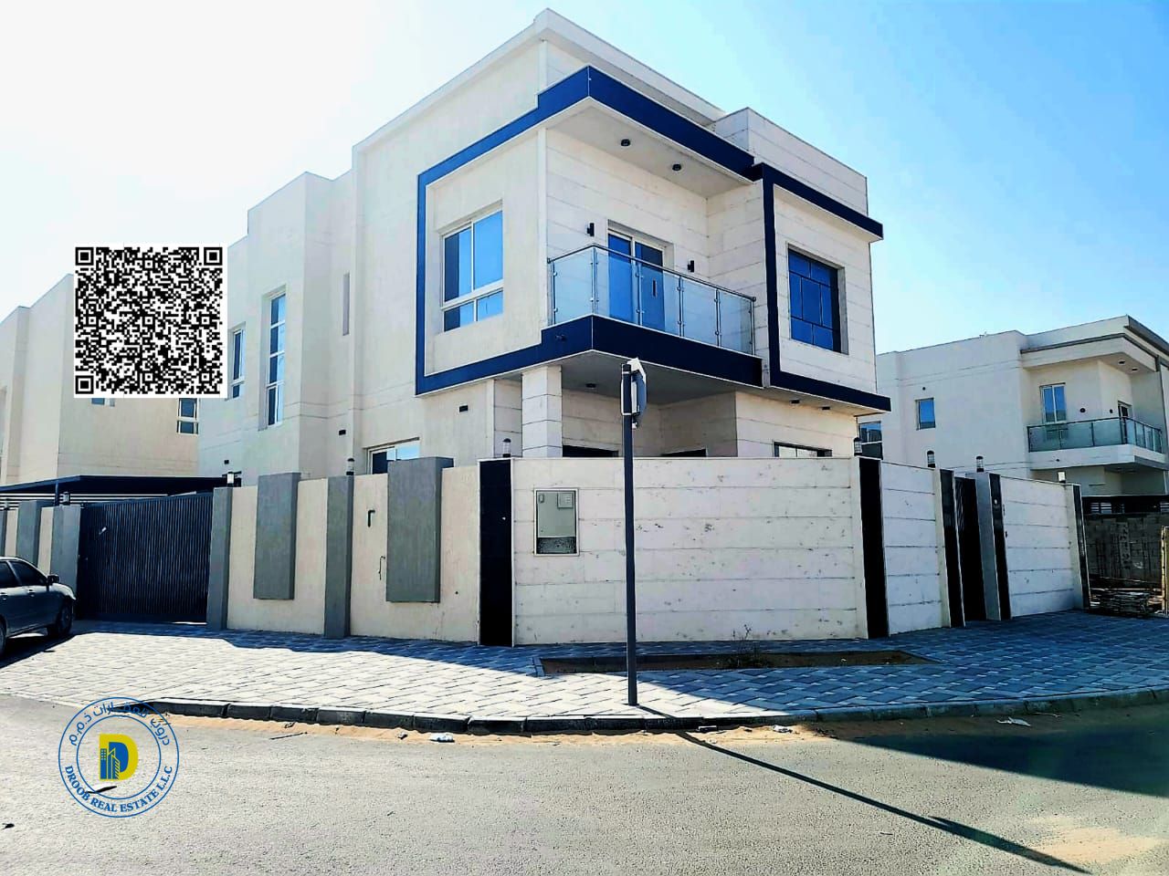 An unrepeatable opportunity at a fantastic price, a 5-room corner villa in the Al-Amera area, super deluxe finishing, freehold and bank financing