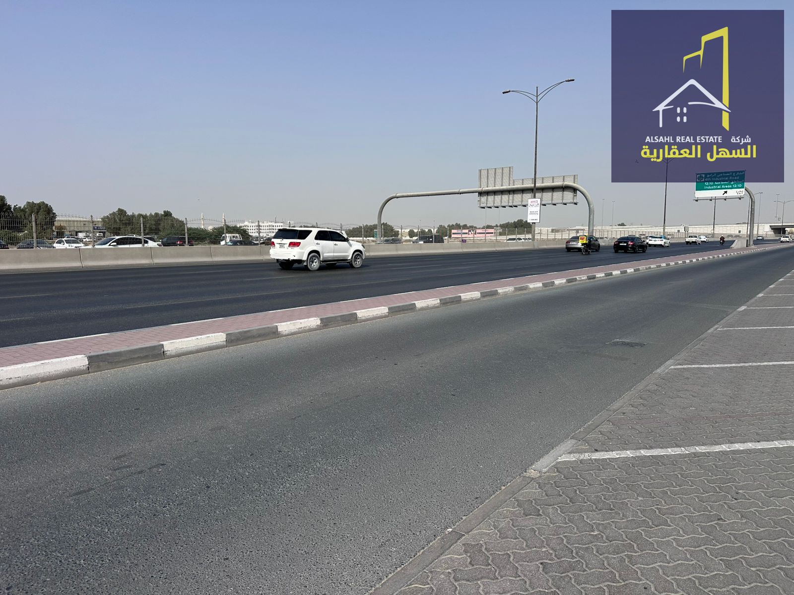For sale, industrial land in Industrial Area 12, in an excellent location on 4 streets, including 2 main streets