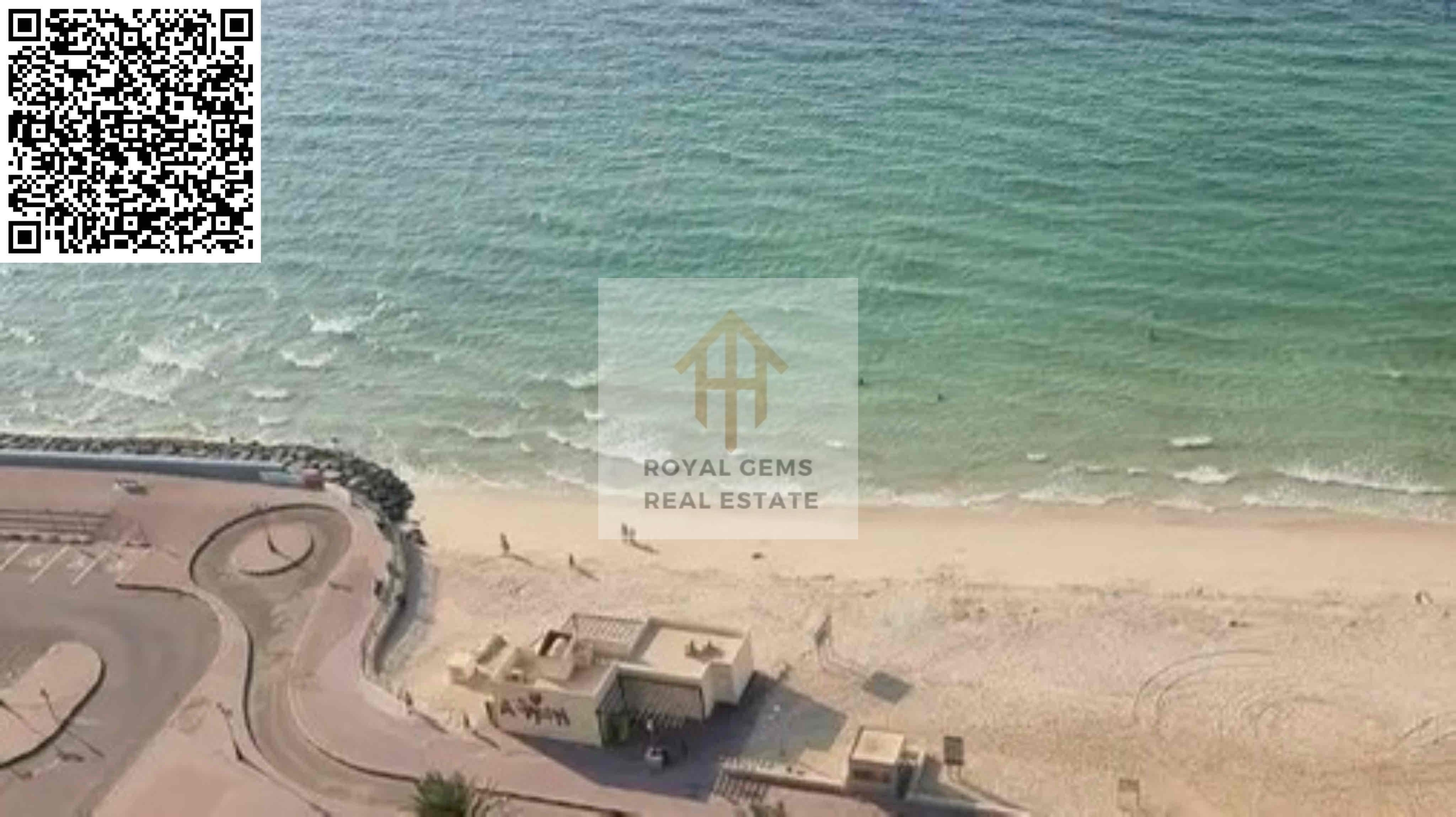 For Sale: Luxury 3-Bedroom Apartment in Ajman Corniche – Direct Sea View
