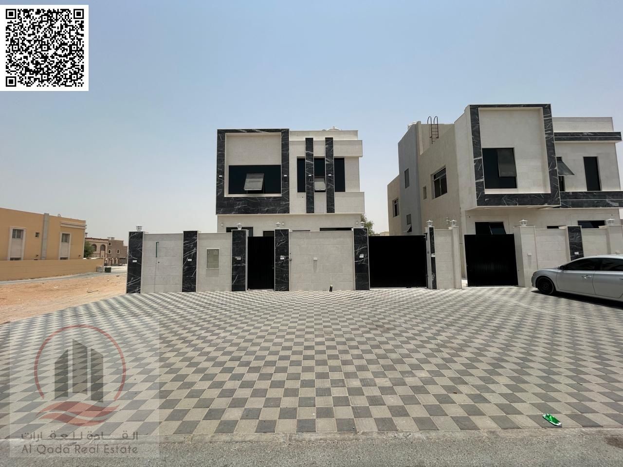 For sale, a villa in Ajman Al Helio, 5 master rooms, a Majles room, a hall, and a maid’s room, freehold for all nationalities, Installment with out do