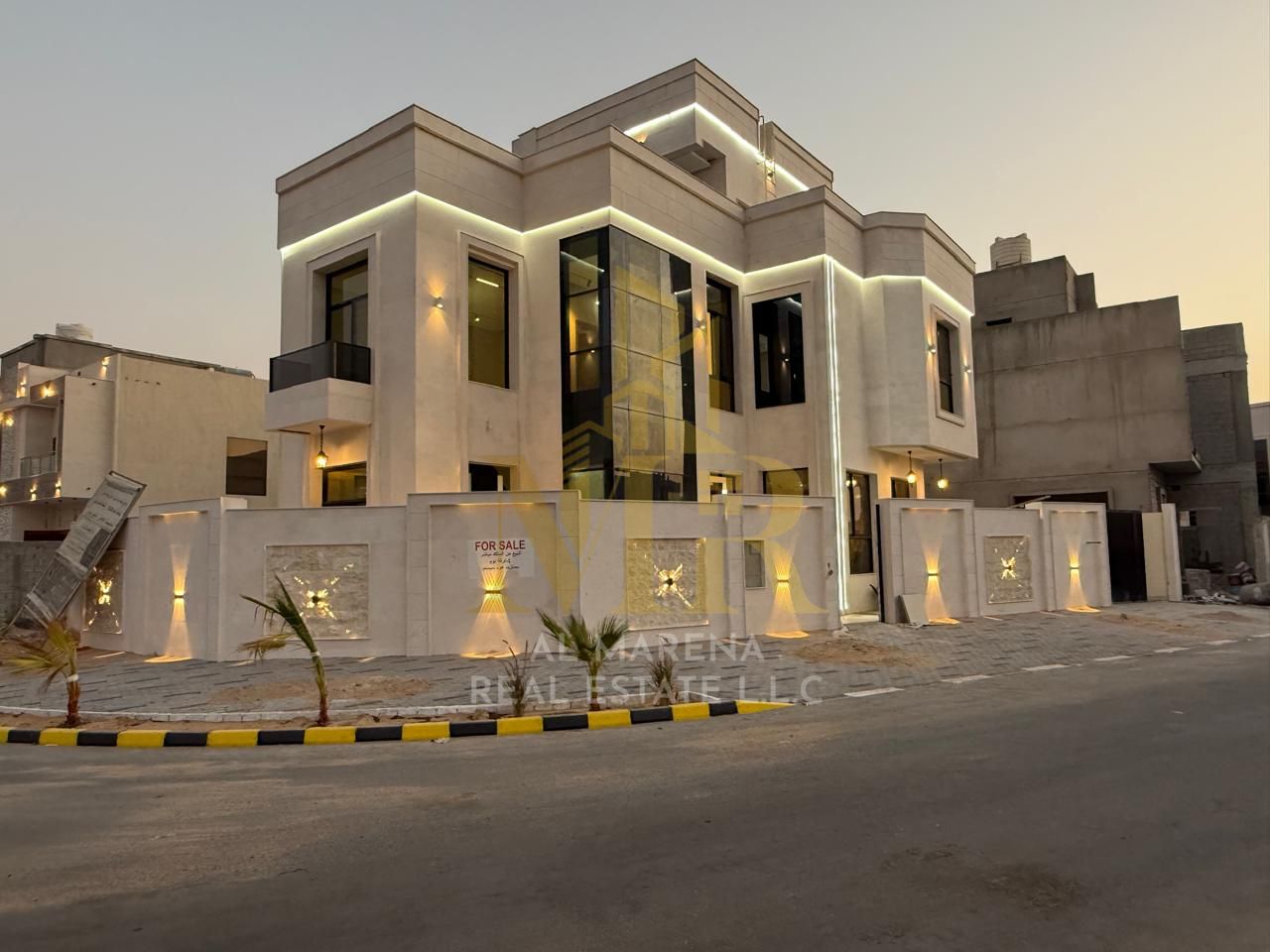For Sale – Elegant Villa in Al Yasmeen – Ajman | 4 Master Bedrooms | Majlis | Living Room | 2 Floors + Rooftop | 3,014 sqft