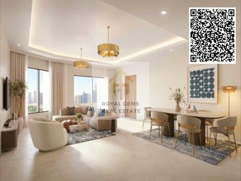 FOR Sale < 2bhk master + prime location + no a commission + freehold 100% + payment plan 7 years
