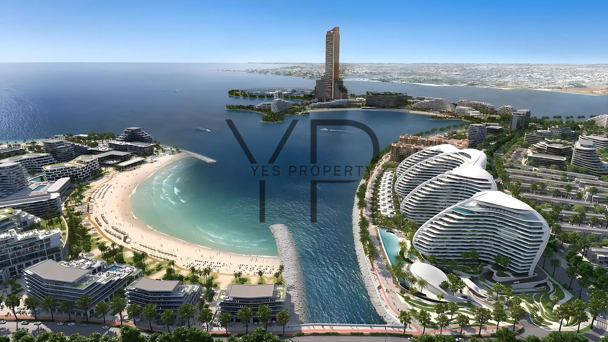 Oystra 1BR | Waterfront Luxury | Zaha Hadid Design