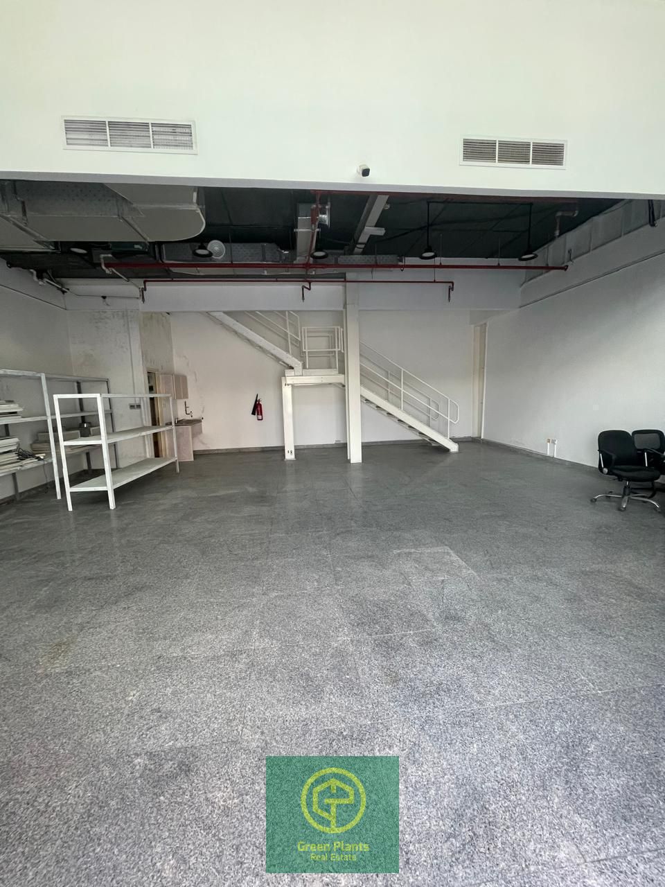 Sharjah Industrial Area 2,600 sq. Ft warehouse with built-in mezzanine floor
