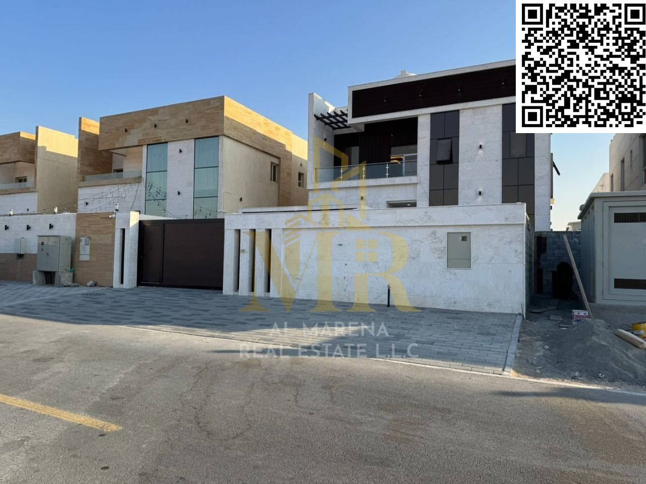 Luxury villa in Rawda | 5000 sq ft | 5 master bedrooms | Spacious living room and 2 elegant halls | Large open outdoor courtyard | Elegant design with