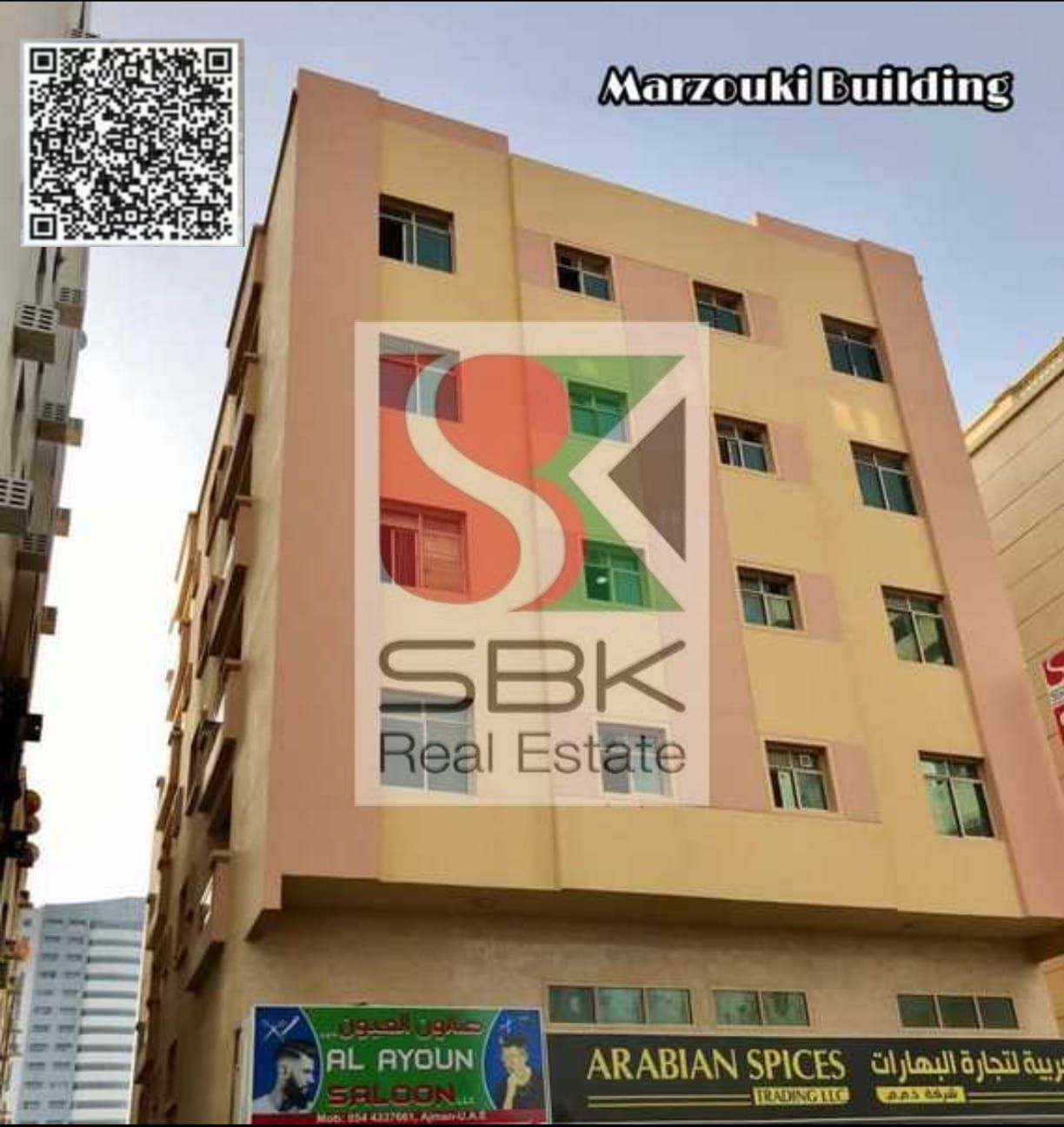 STUDIO Flat Available in Marzooqi Building, New Sanaiya, Ajman