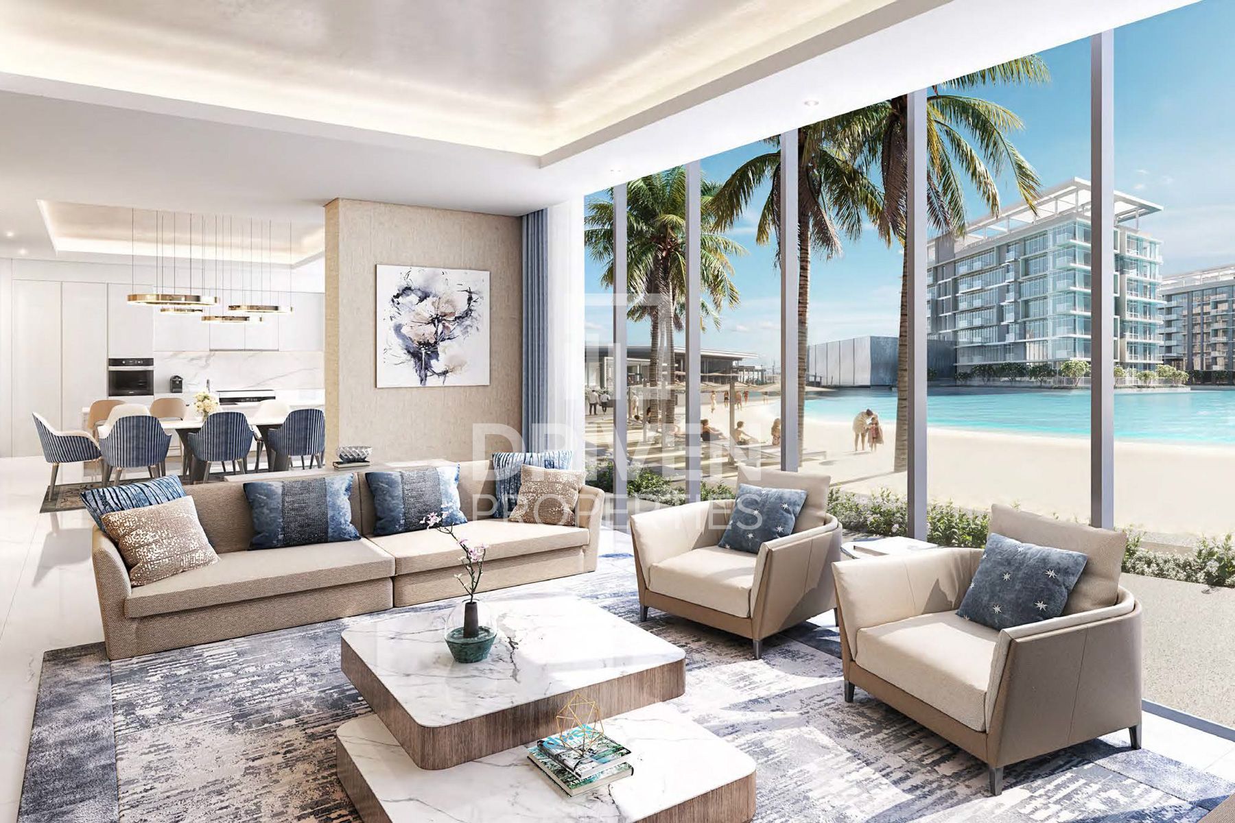 High-end Finishing | Full Lagoon View | Resale