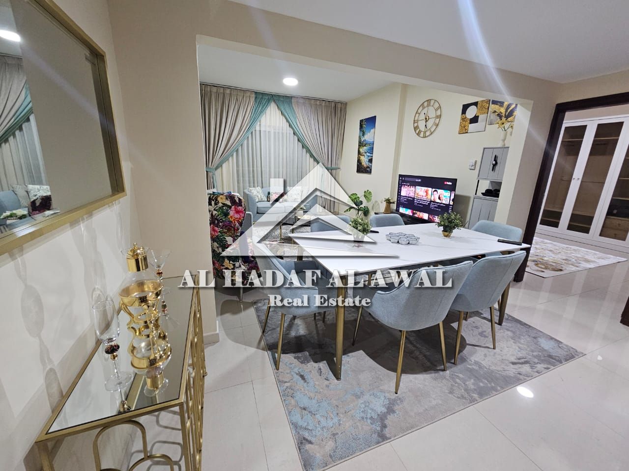 For monthly rent, a room and a hall in Al magaz 3 with free internet
