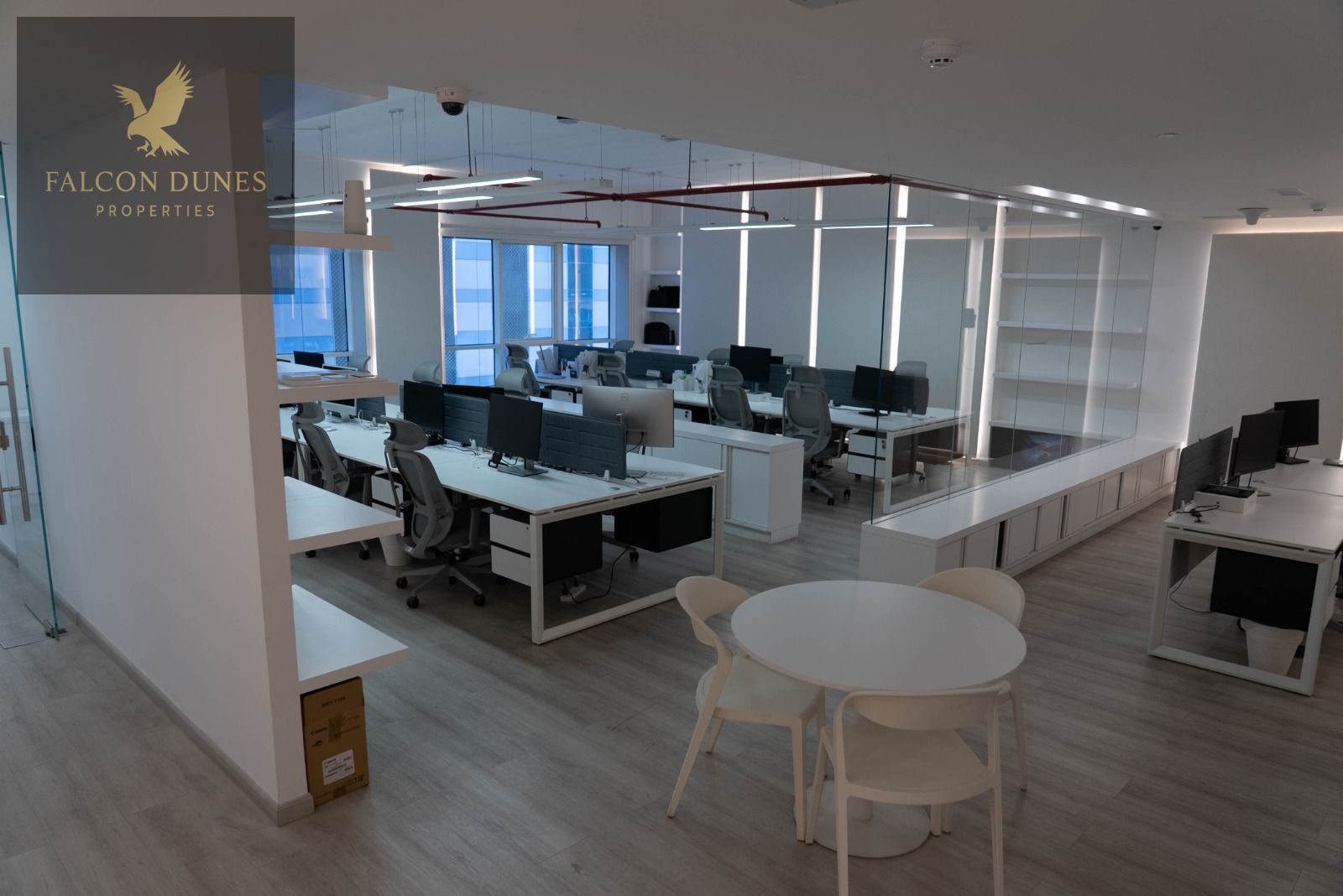 Stylish Furnished Office Space with Glass Partitions – Ready to Move In