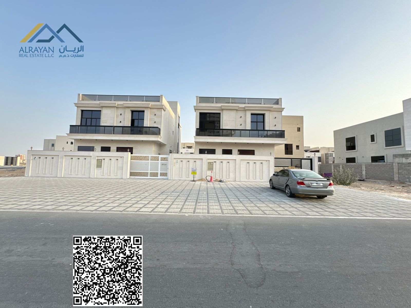 Ajman, elegant design and an ideal location for lovers of spacious spaces and complete comfort, including electricity, water, registration and ownersh