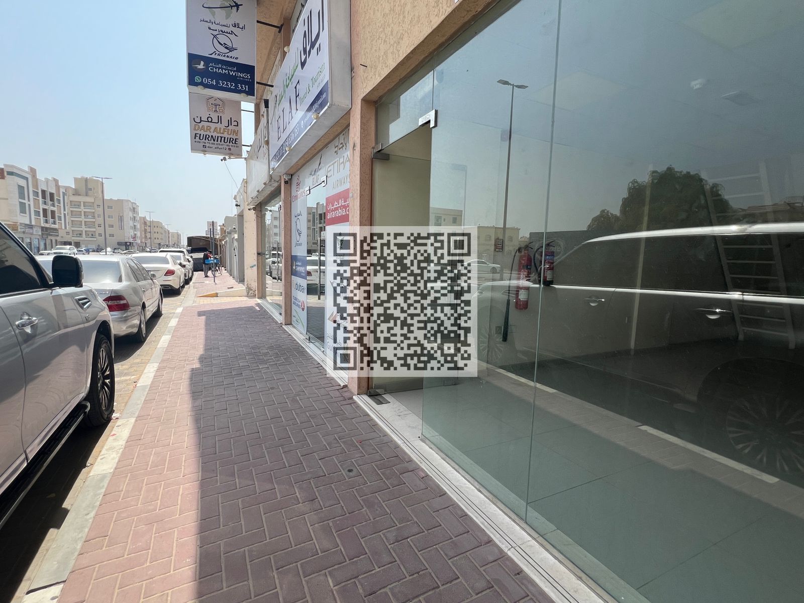 Best For Saloon | Shop With mezzanine Floor & Private Washroom With Parking Space On Main Road