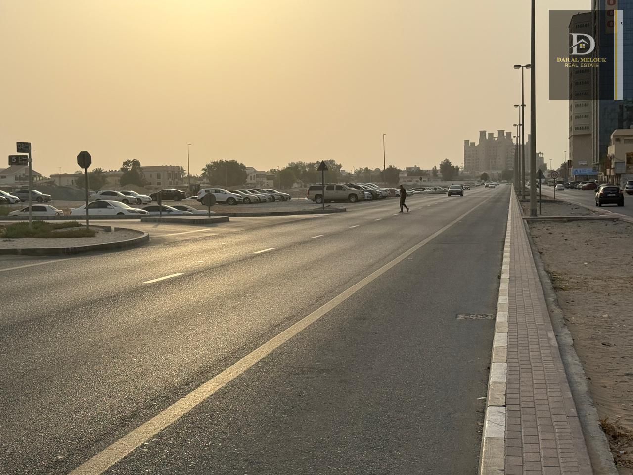 For Sale in Sharjah Al Nakheelat Area Commercial Land Prime Location On a Main Street Al Nuaimiya Street Opposite Ajman Ground Floor and First F