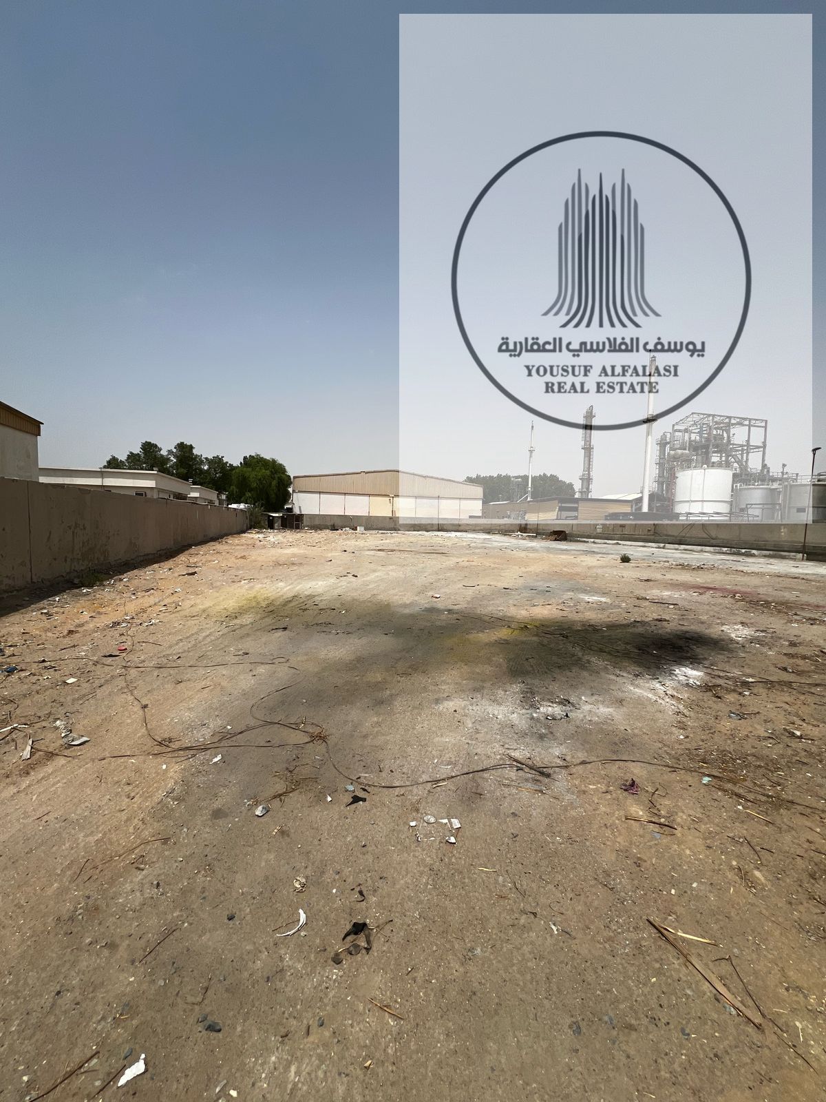 For Annual Rent – Spacious Yard in a Prime Location and Large Area – Ready for Delivery