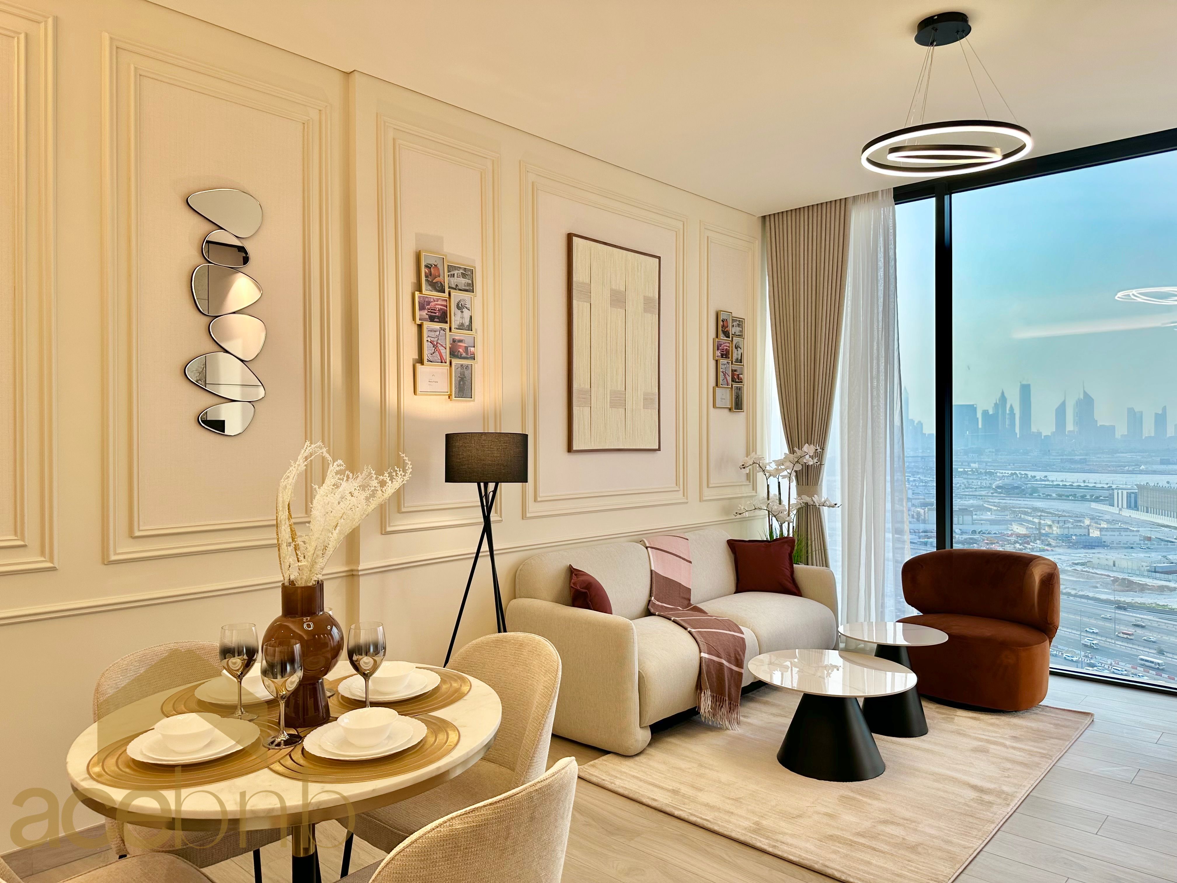Mega Luxe 1BR in Meydan | Burj Khalifa View| 10 Mins to Downtown!