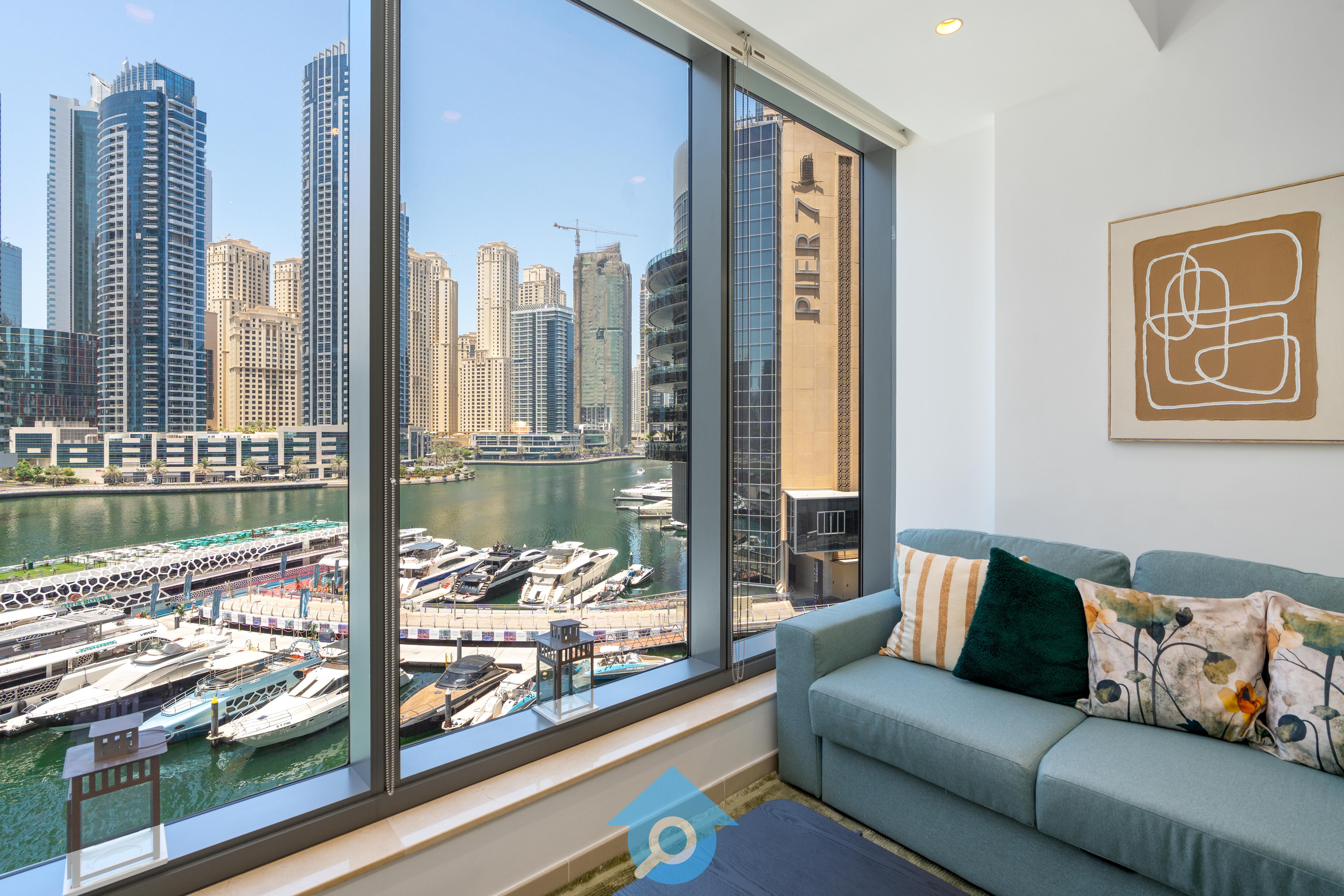 1BHK with Marina View | Near to tram station | Available 25th Feb