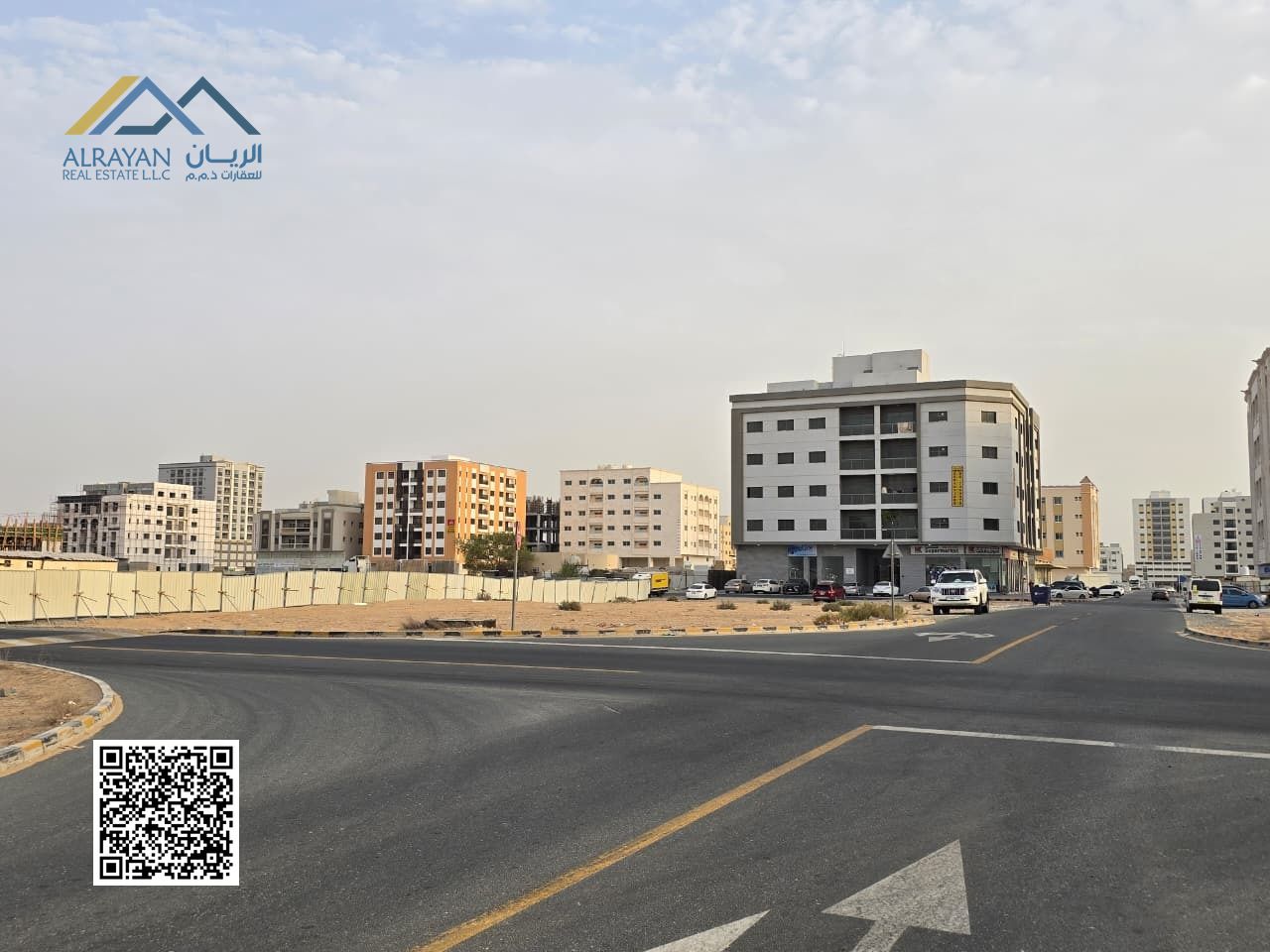 Corner land, residential and commercial, freehold for all nationalities