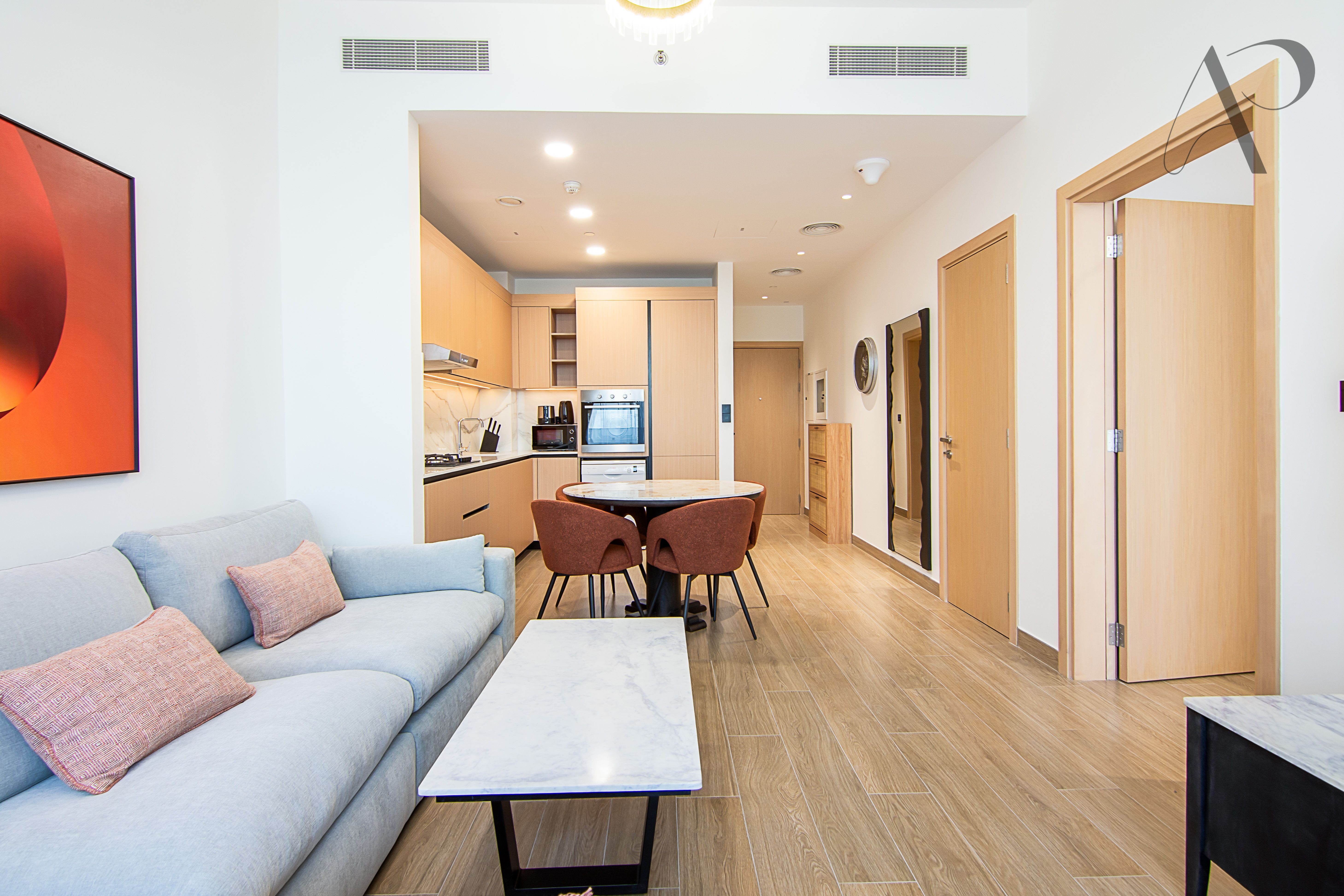 Contemporary 1-Bedroom Apartment | AURA by Grovy, JVC
