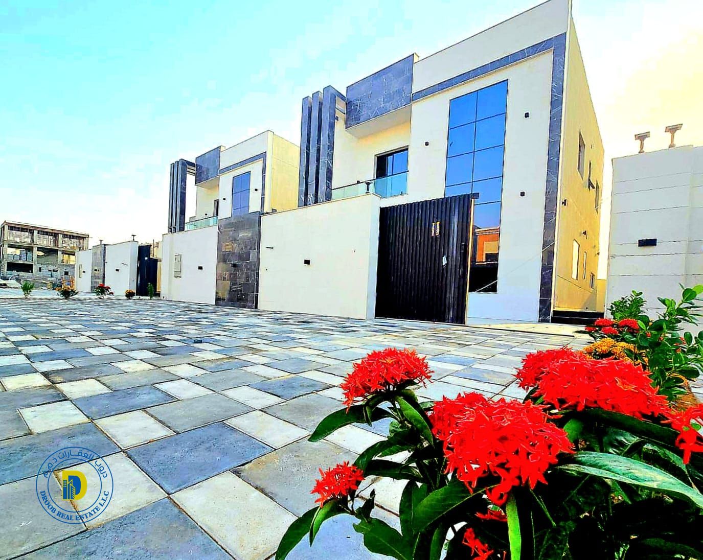 For sale, a 4-bedroom villa with a swimming pool in Al Zahya area. The price includes registration fees.