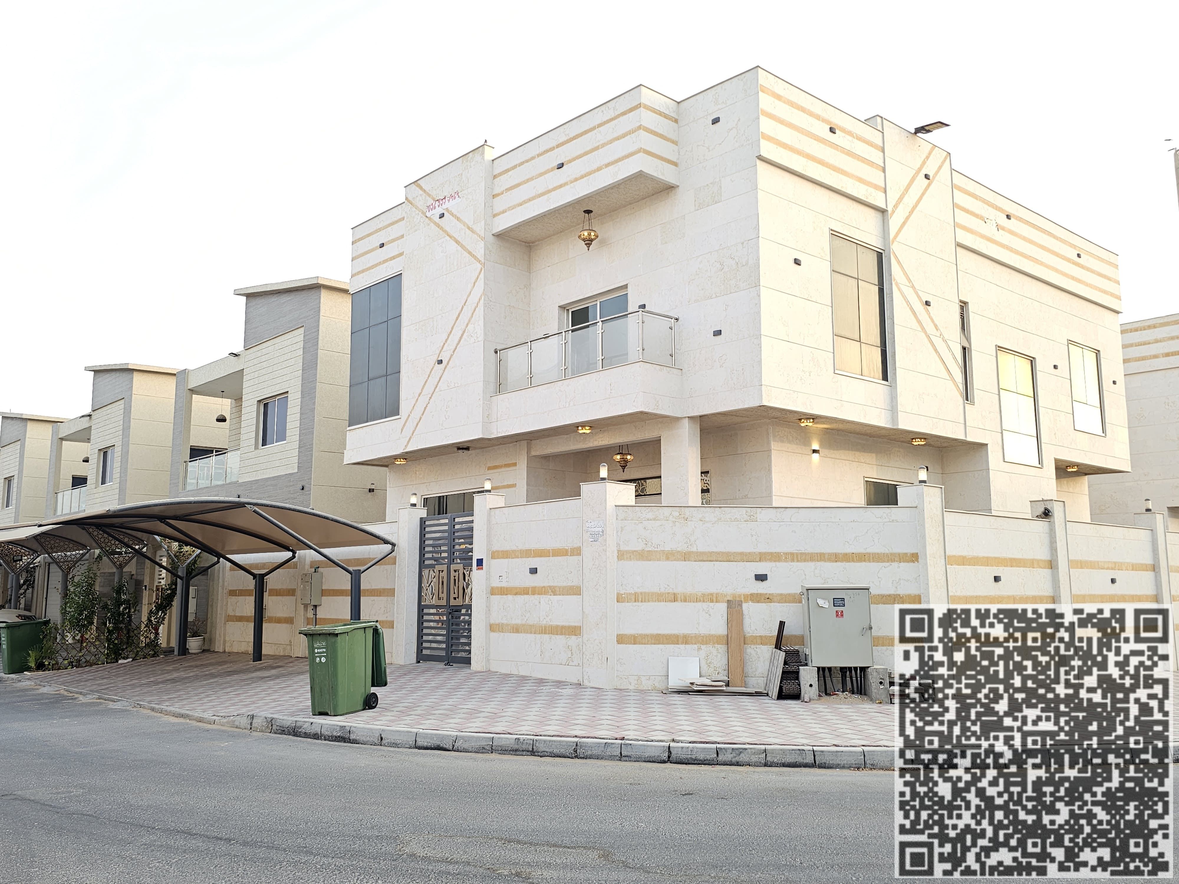 Spacious 5-Bedroom Corner Villa for Rent in Al Yasmeen, Ajman – AED 120,000/Year | Majlis + Maid Room + Parking