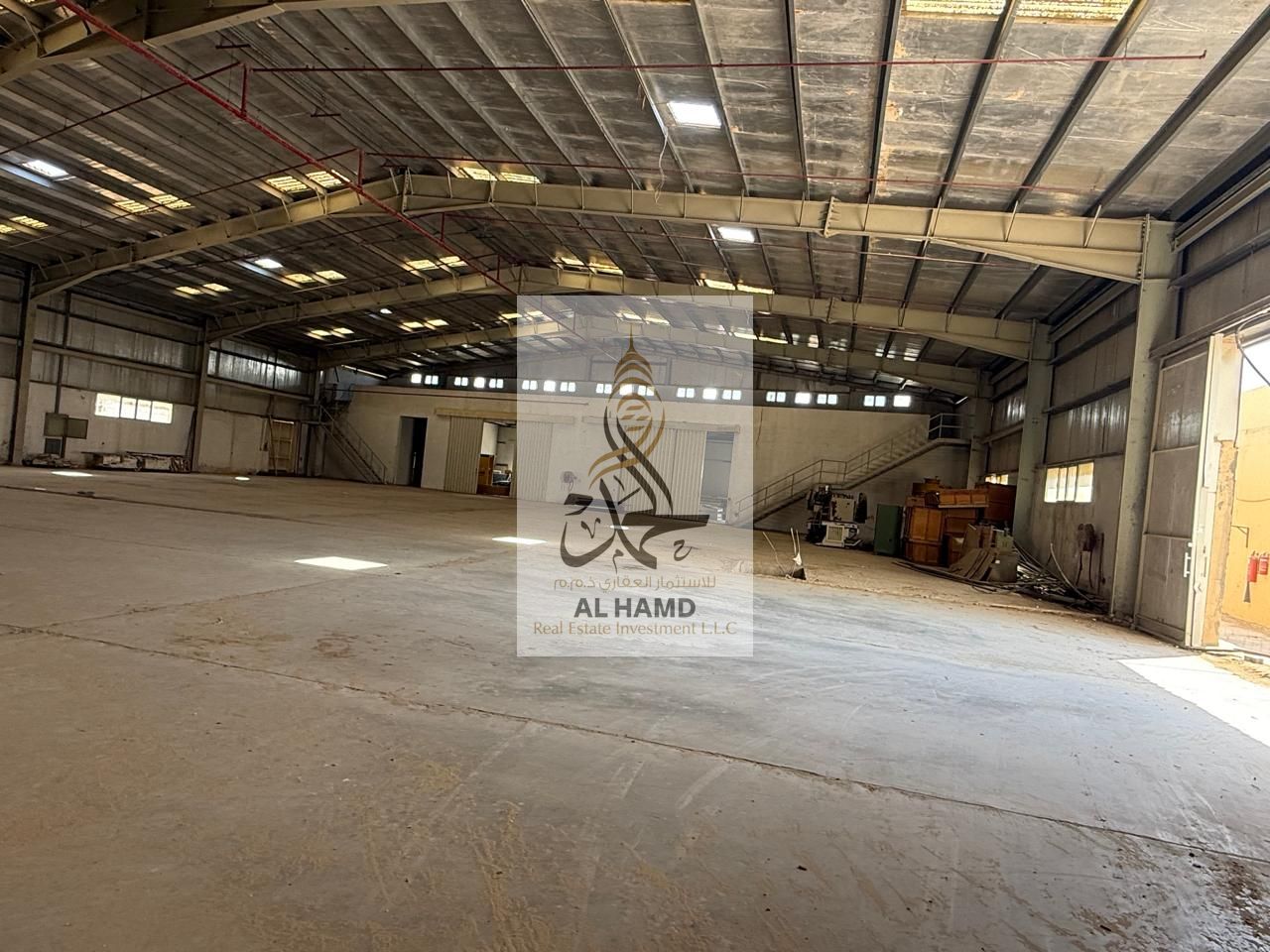for rent A new factory in Umm Al Quwain large Area big Size 15000+