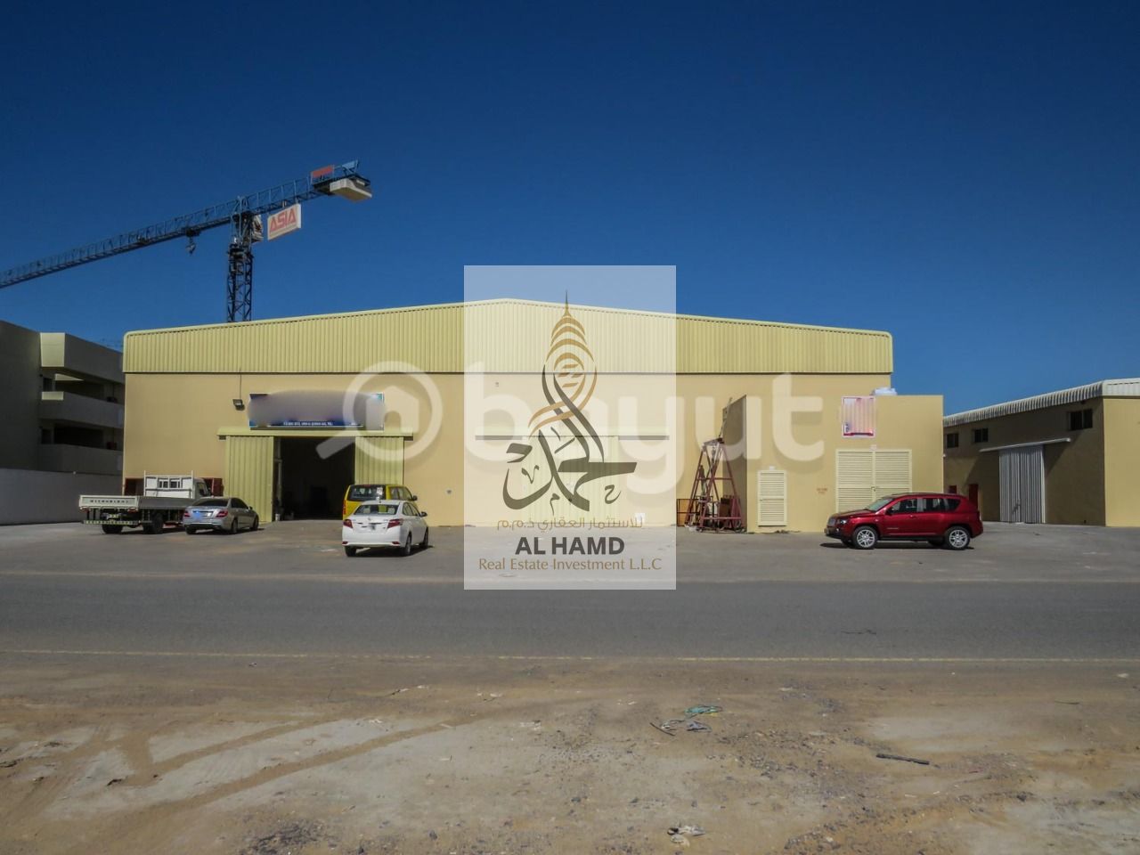 For rentDirect form owner in ummalqween Shed factory in Umm Al Quwain Area big Size 2500ٍ sqFT