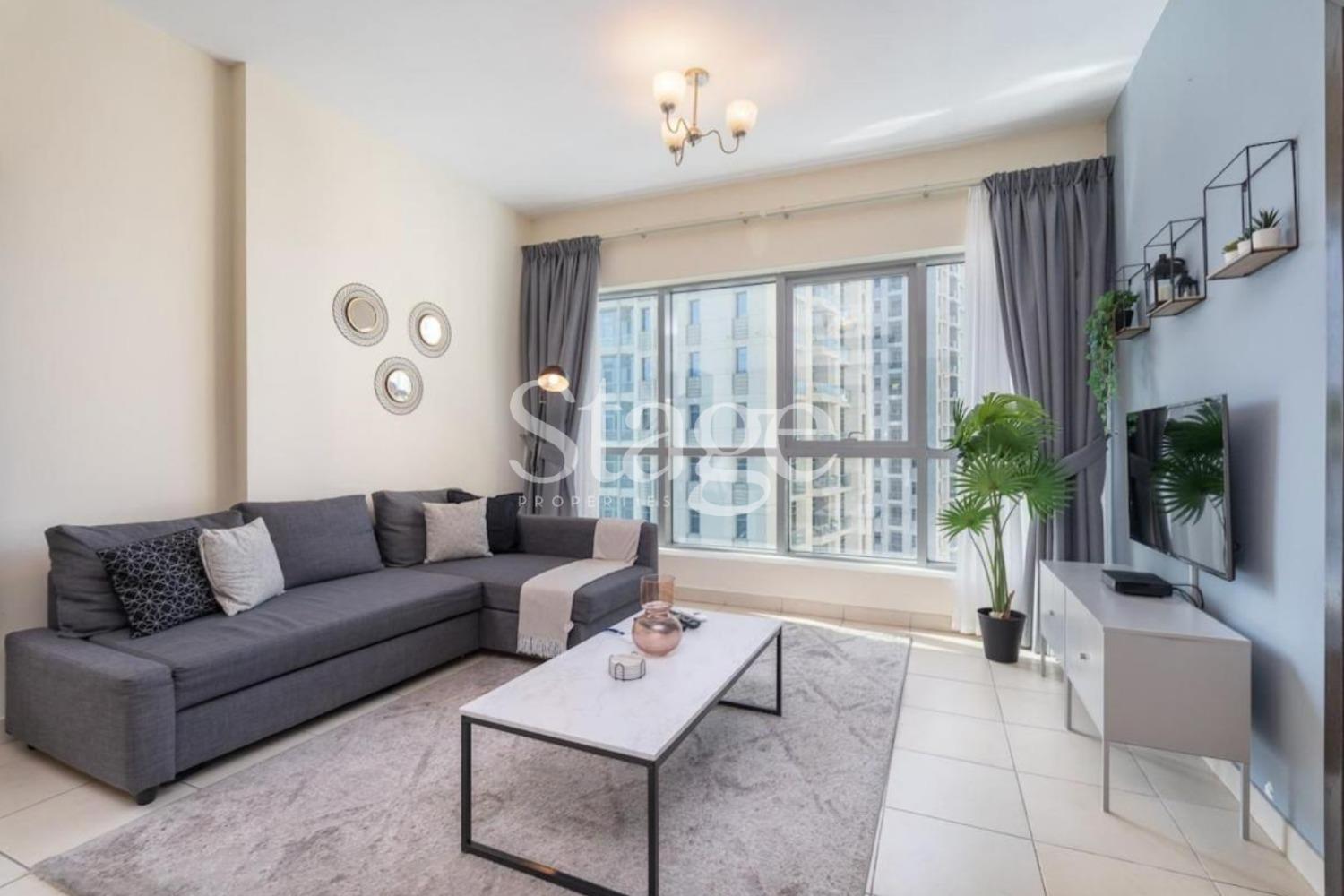 Fully Furnished | Partial Marina View | High Floor