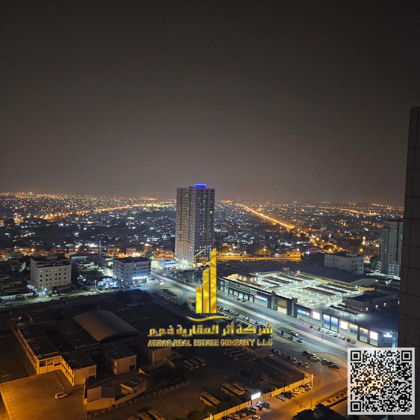 Luxurious one-bedroom apartment with an open view, newly furnished, for monthly rent in Ajman - Al Nuaimiya 3 - City Tower