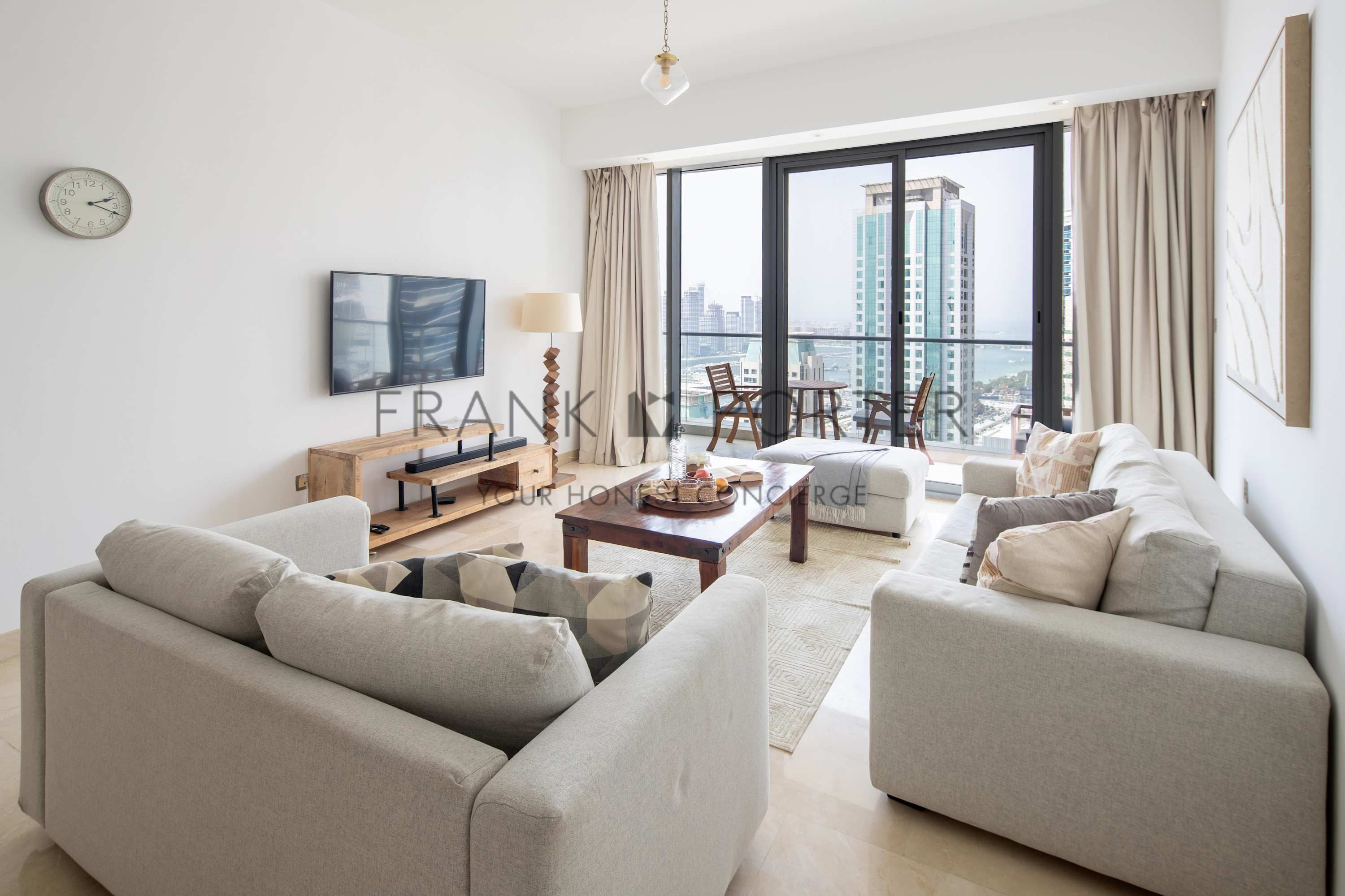 All Bills Included 2 BR with Sea & Palm Views| Available to book Monthly and Weekely