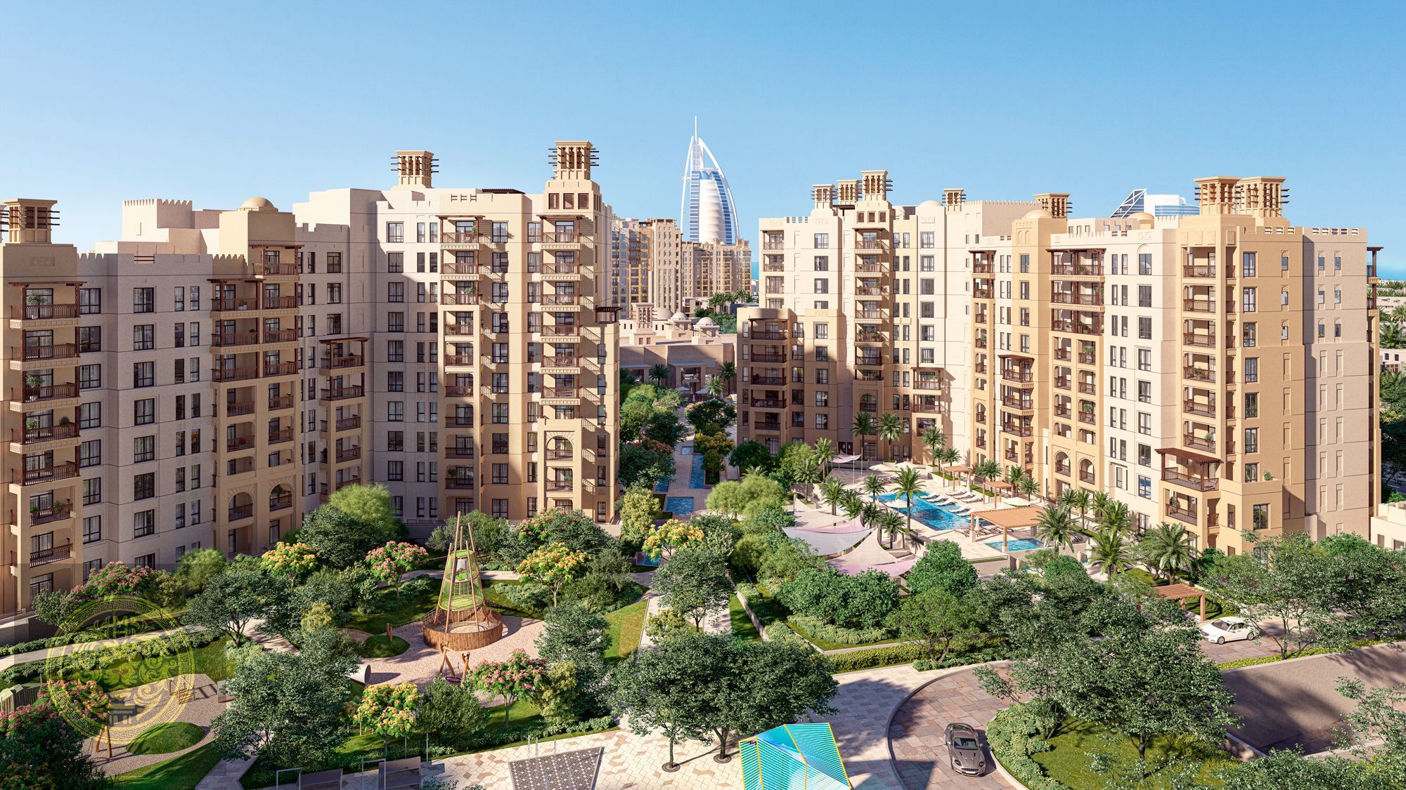 Jadeel 3, Madinat Jumeirah |Spacious 3BHK + Maid + Storage |Equipped Kitchen |Corner Unit |L Type Terrace Balcony |Top Class Amenities