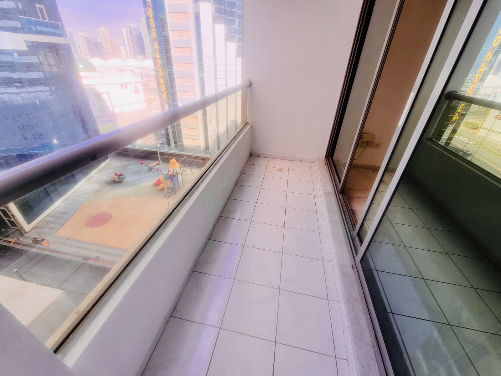 Spacious huge 2bhk with balcony open view built in wardrobes with maintenance in 49k