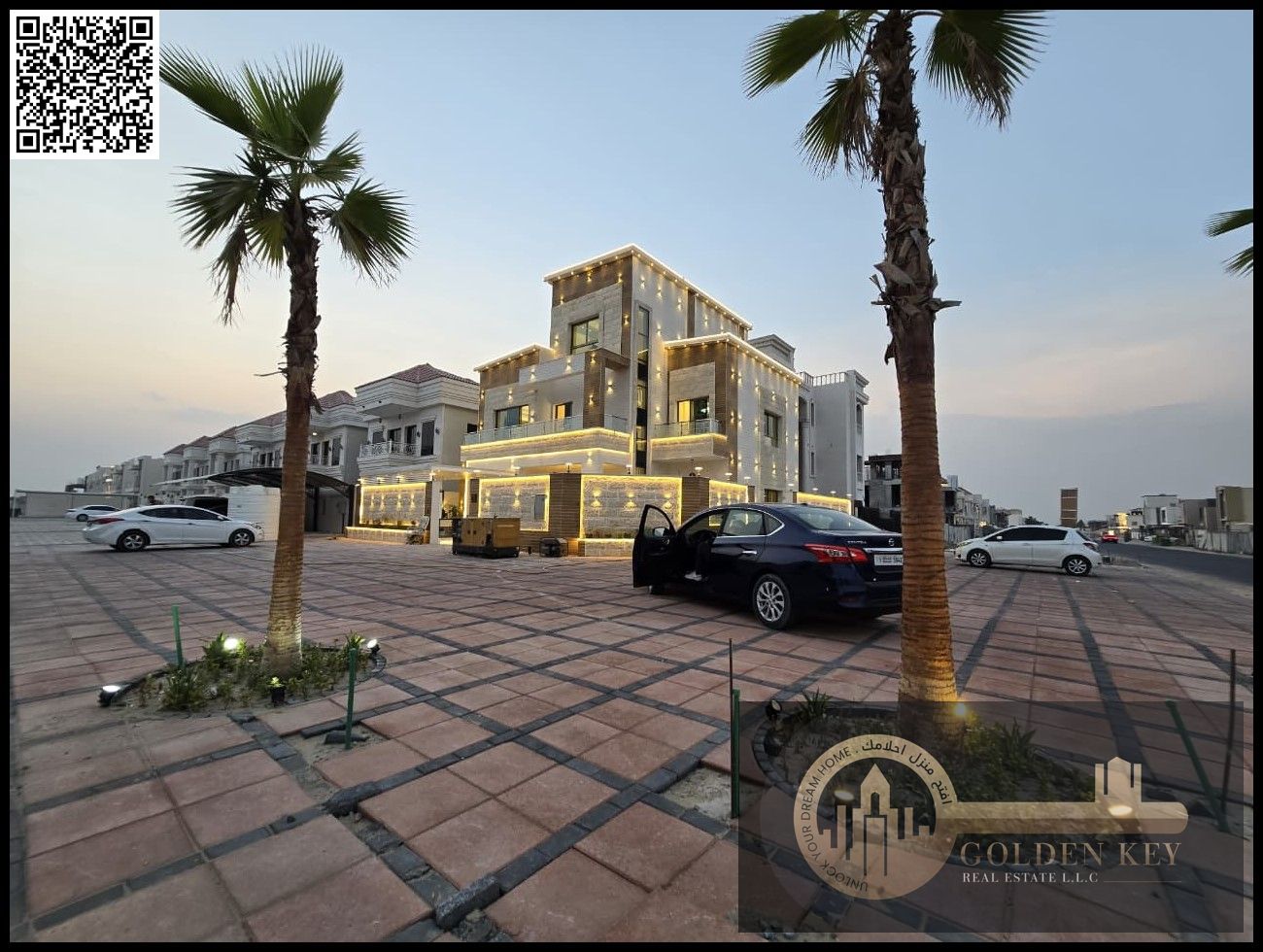 LARGE & ULTRA LUXUXRY VILLA IN AJMAN AL ZAHIA CORNER AREA