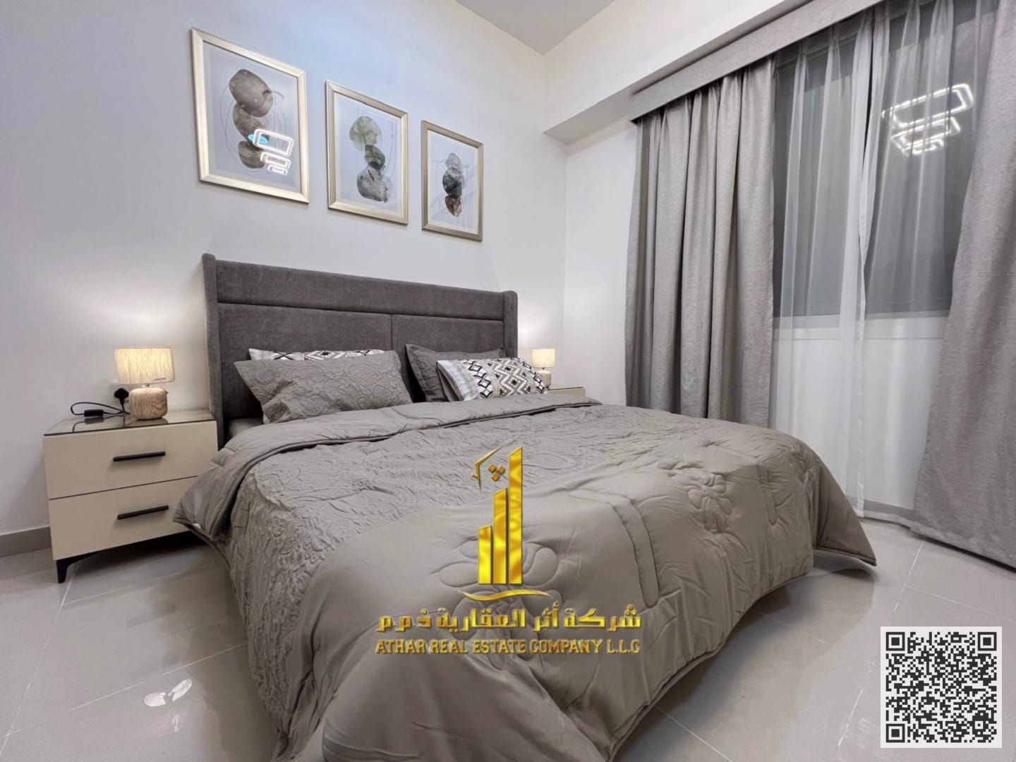 The most beautiful fully furnished one-bedroom apartment for monthly rent in Ajman - Al Jurf 2 - next to Al Aqsa School