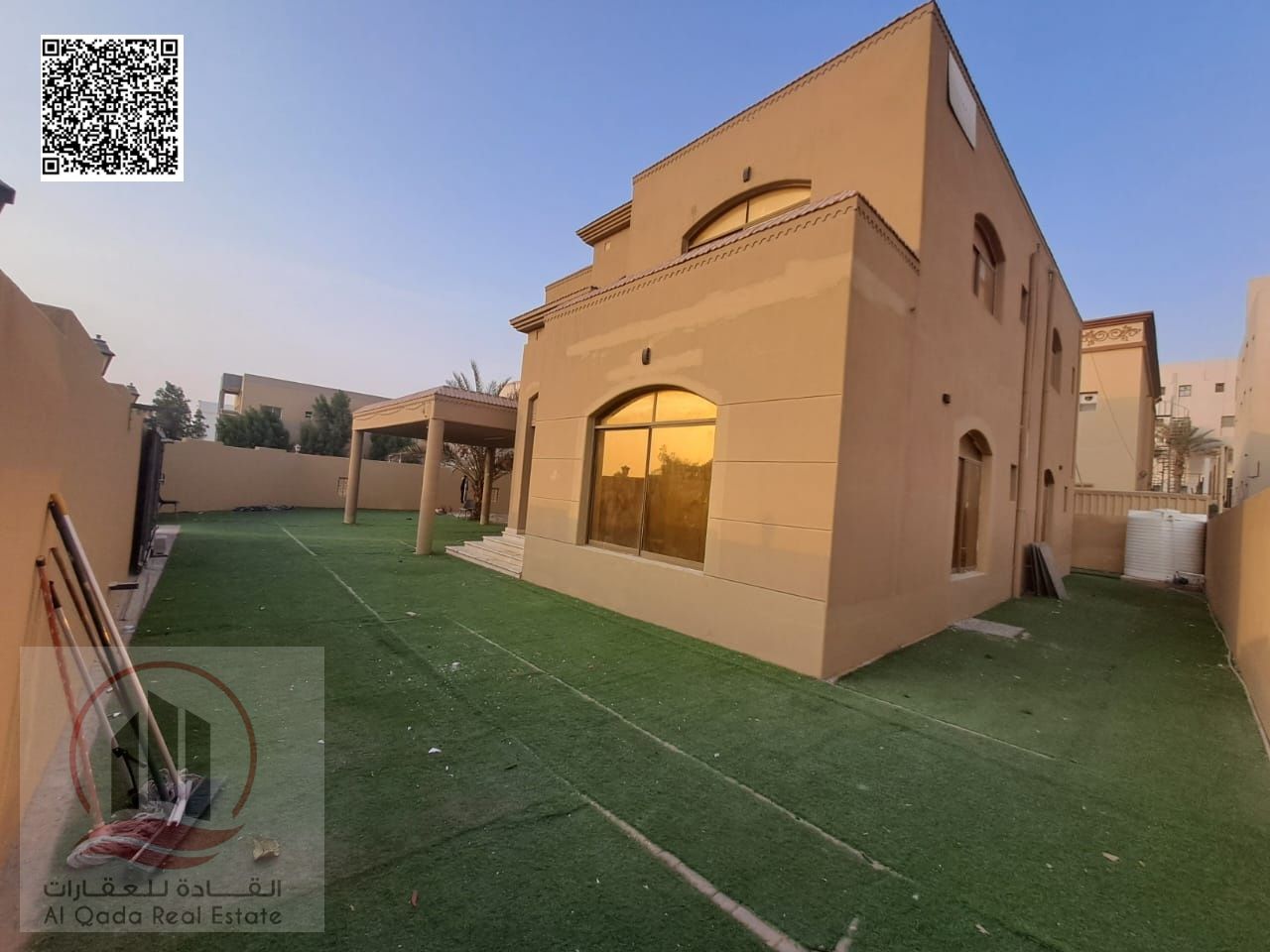 Corner villa for sale in Ajman, Al Muwaihat0(2) 6200 sqft (master bedroom + majlis + hall + maid's room)