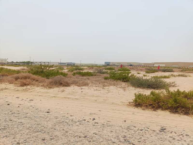 For sale, land in Industrial Area 12 in Sharjah, area 253,720 square feet, prime location
