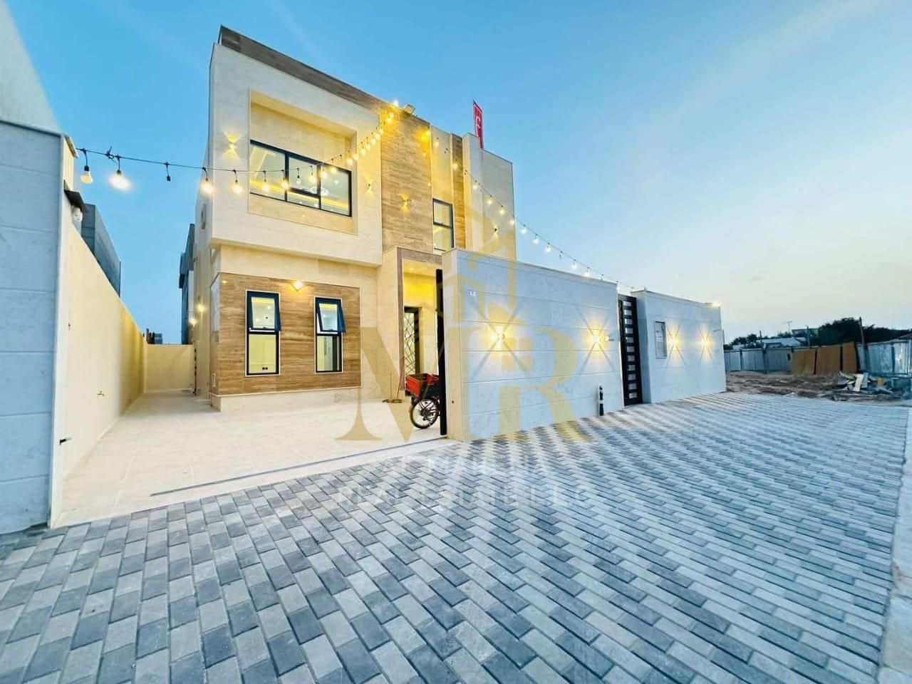 For Sale – Elegant Villa in Al Hiliw 2 – Ajman | Two Floors | 3 Master Bedrooms | Separate Majlis & Spacious Living Room with Wash Area | Modern Ki