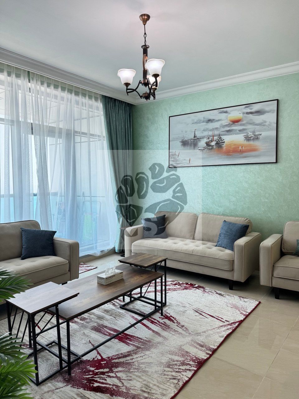 Luxury Furnished Apartment for Rent – Direct Sea View(600 per day)