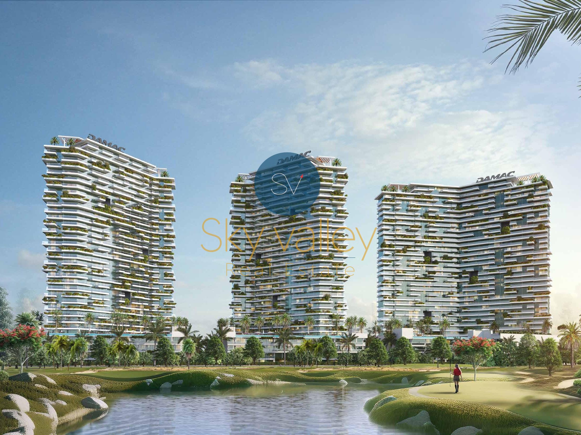 High-Floor 1BR + Study | Golf Views | Spacious Layout