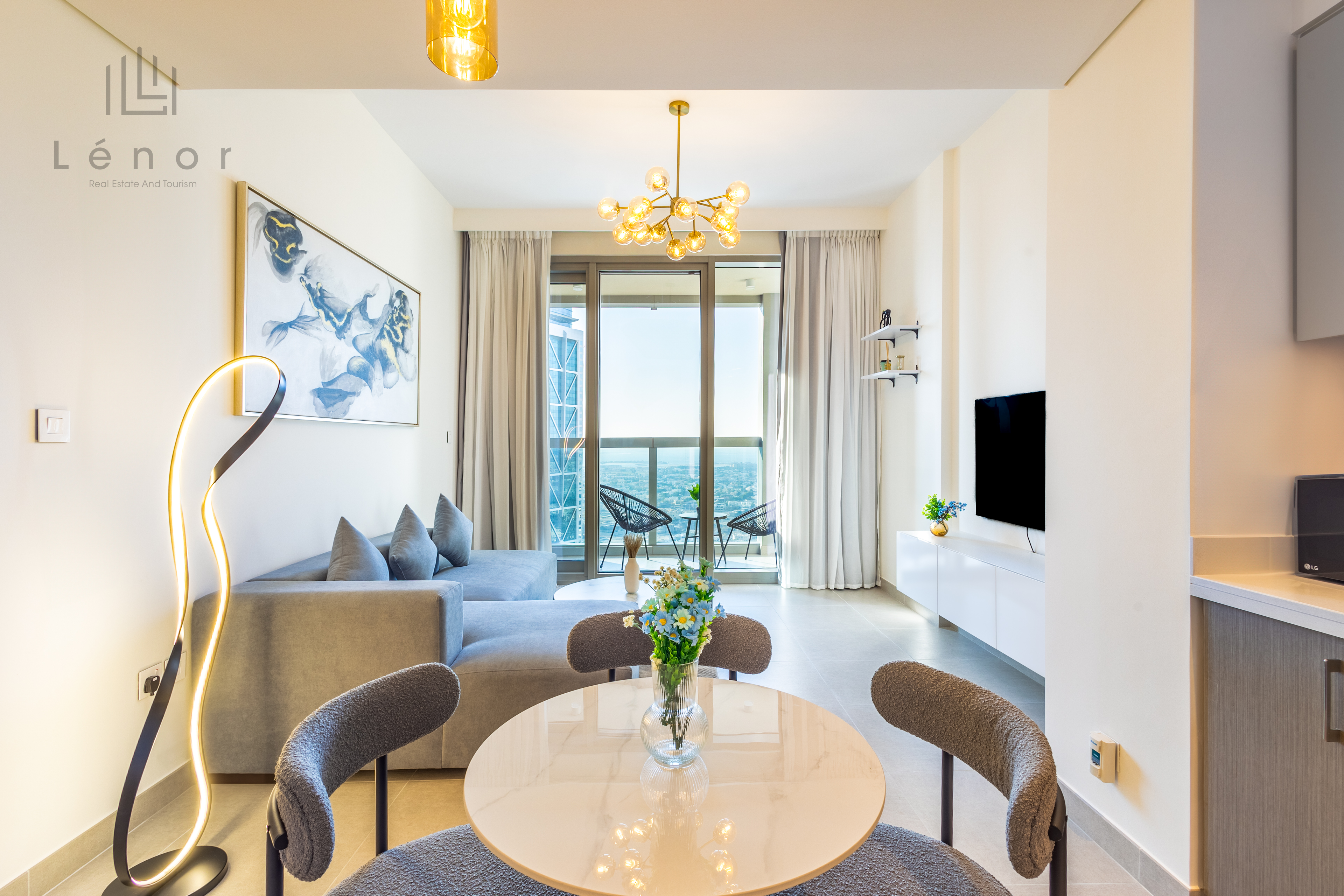 Walk to Burj Khalifa | Sea View | Bills Included : 6-9 Months Deal