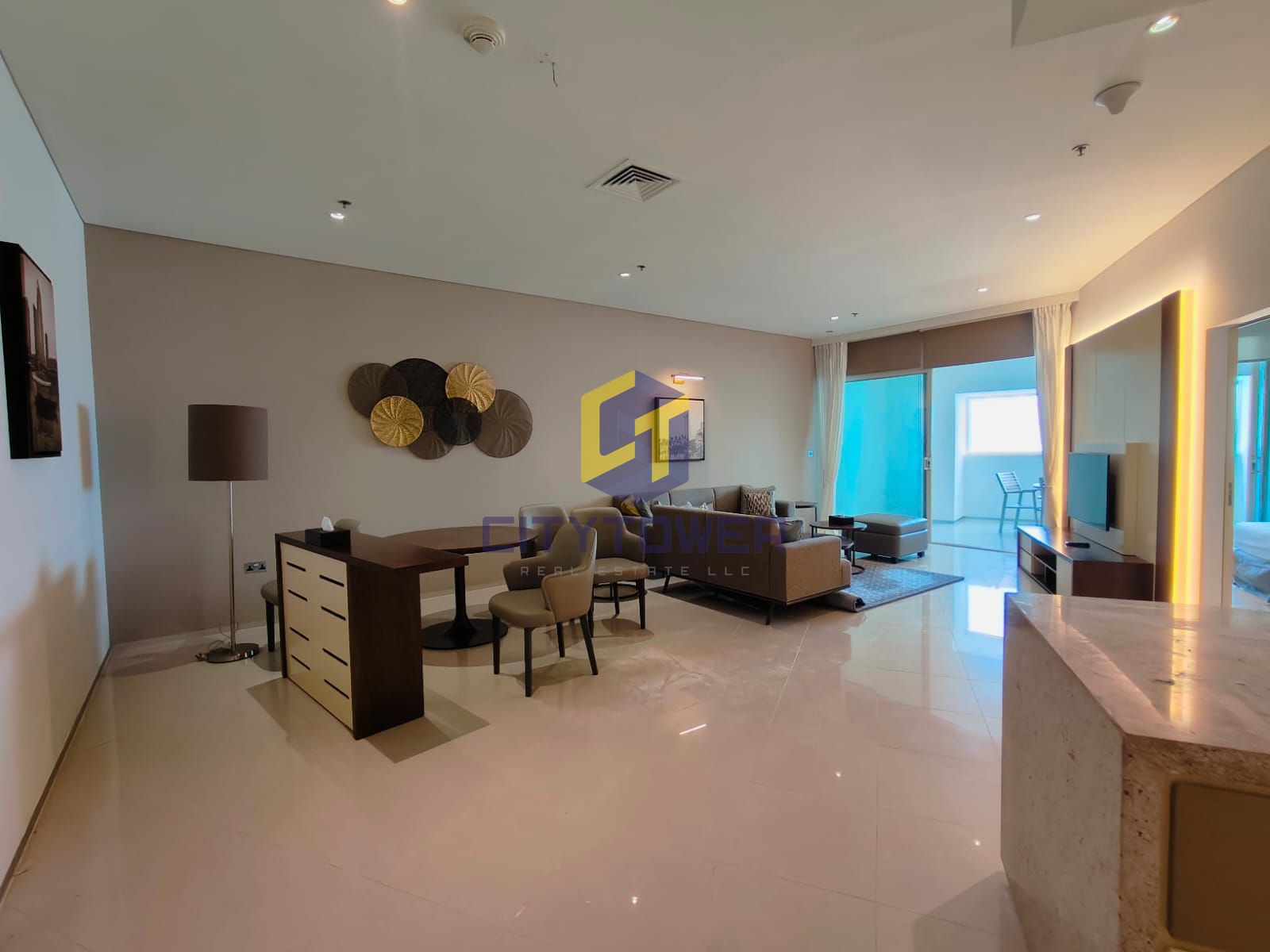 Furnished Chiller Free 1 Bedroom Near Metro High Floor