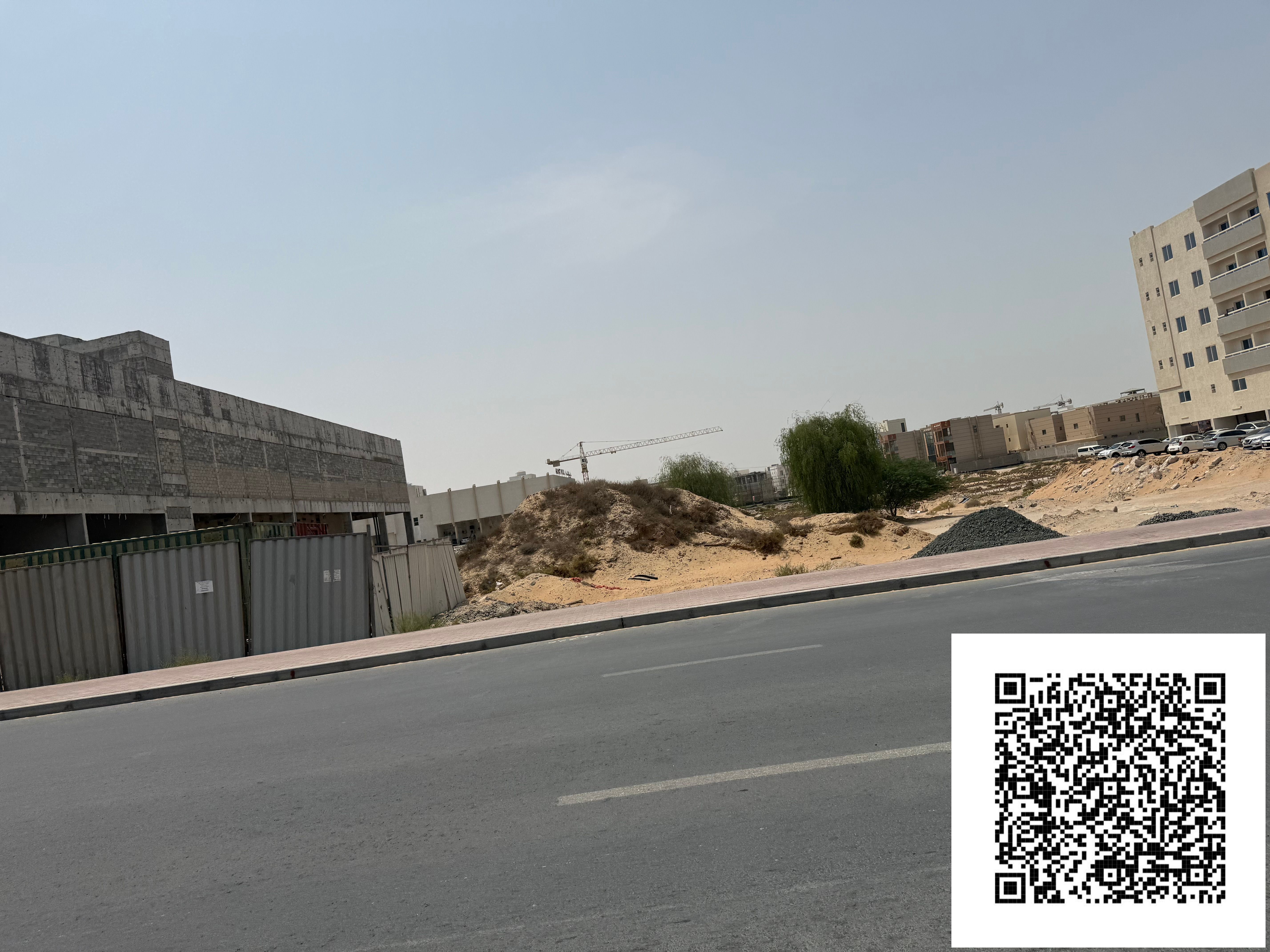 Available G+4 multipurpose Plot For Sale in On Main Road,Tallah 2,Ajman.