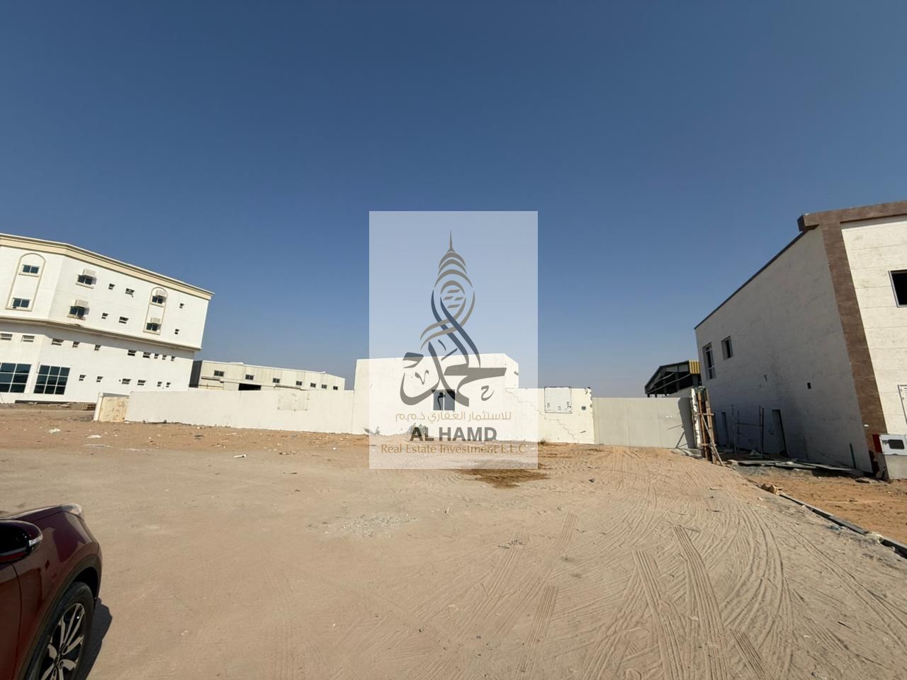 Direct Owner For Rent open land 53000. Ft. With wall+ Room in Umm Al Quwain electric