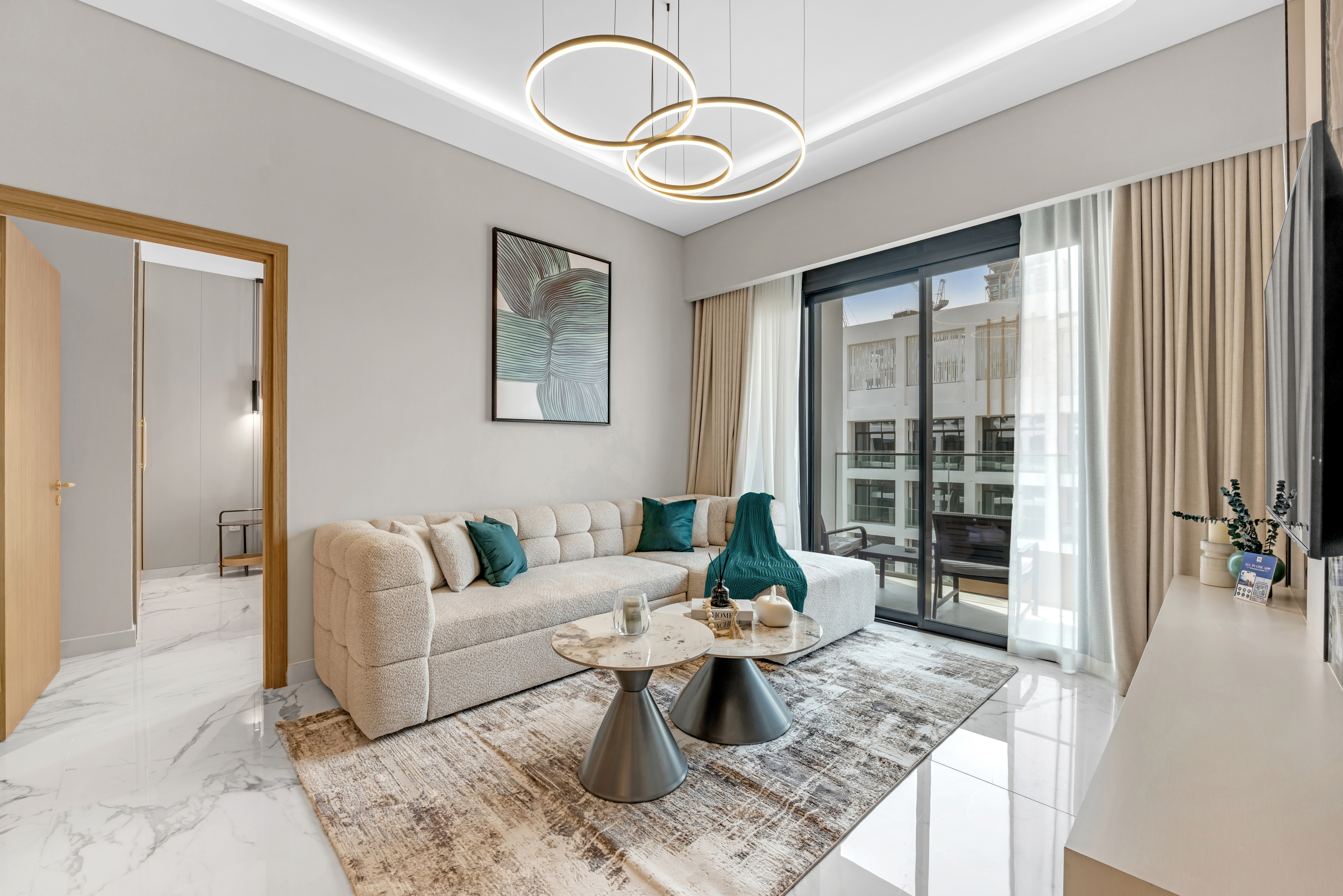 Elegant 2-Bedroom Apartment in Azizi Riviera, Meydan – Luxury Design & Brand-New Furniture