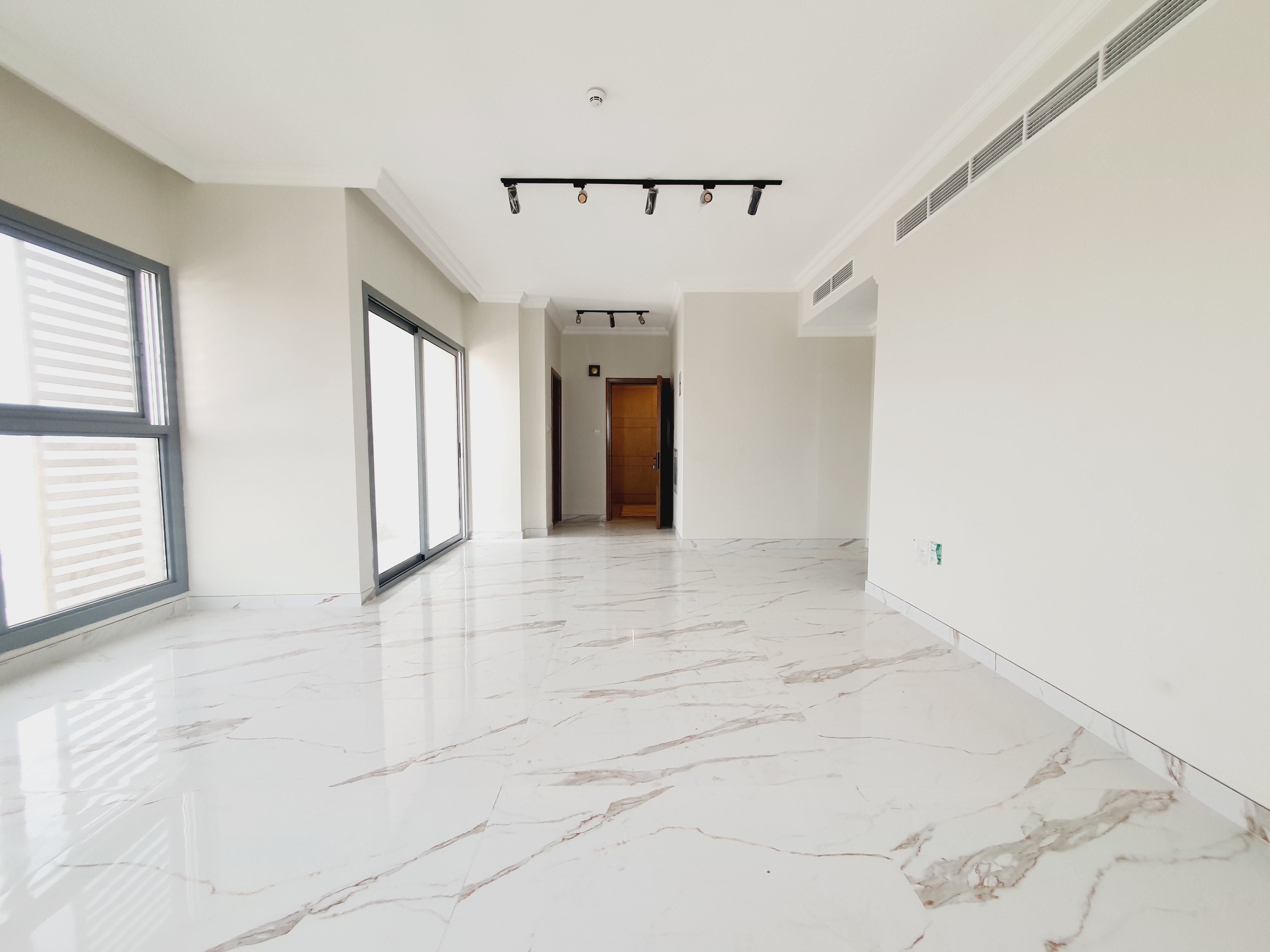 Brand New 2bhk with balcony and maid room and wardrobe price 72k